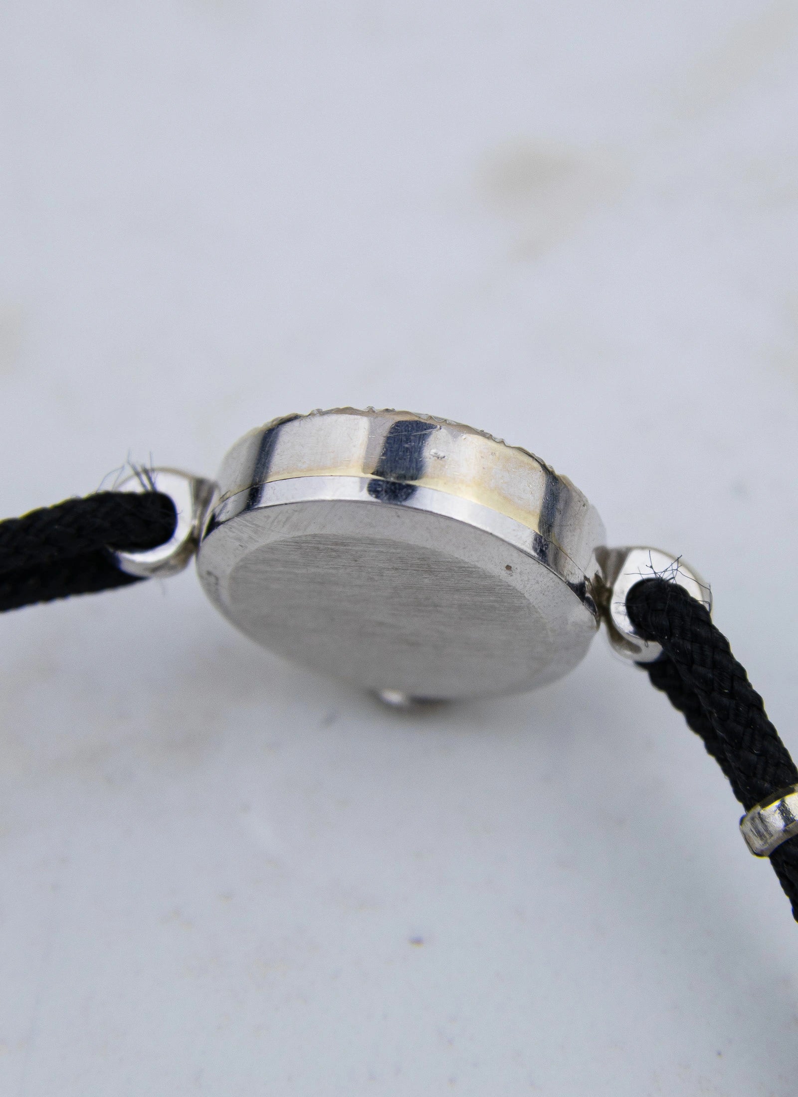 1965 14K WG Omega Cocktail Watch Diamond Bezel A7782 cal. 484