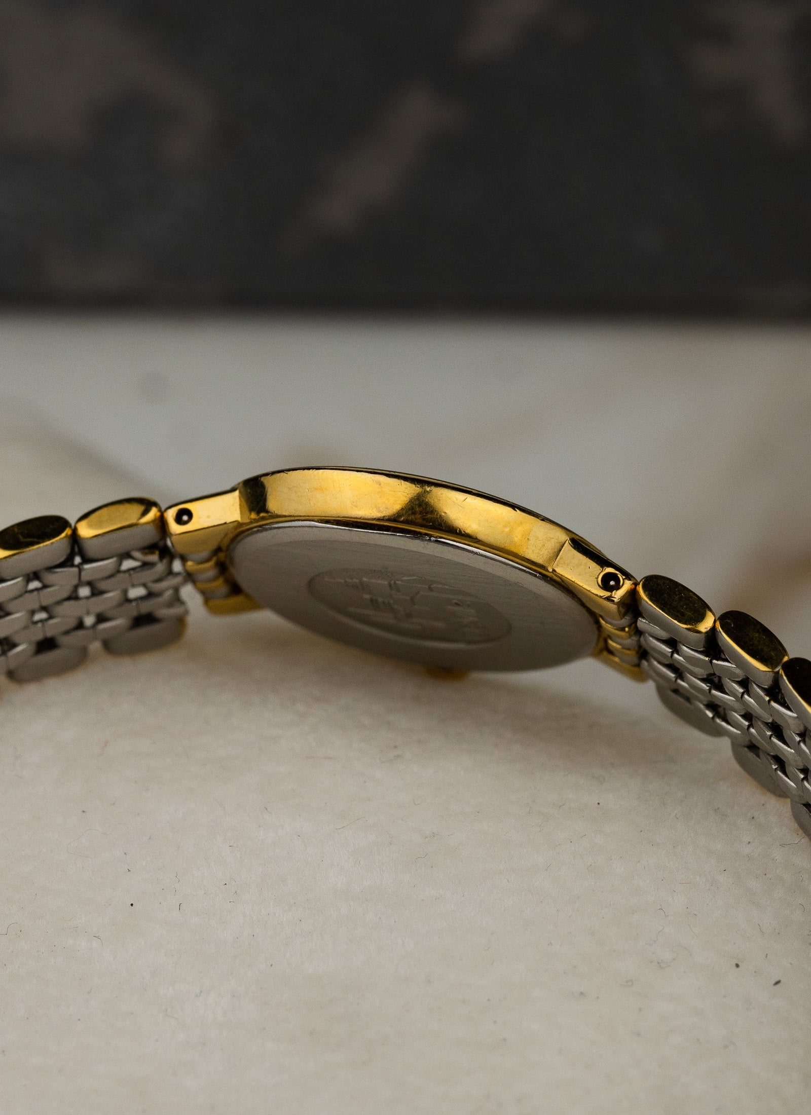 1980s Lady Omega De Ville Bicolor Bracelet 795.0897.2 Box