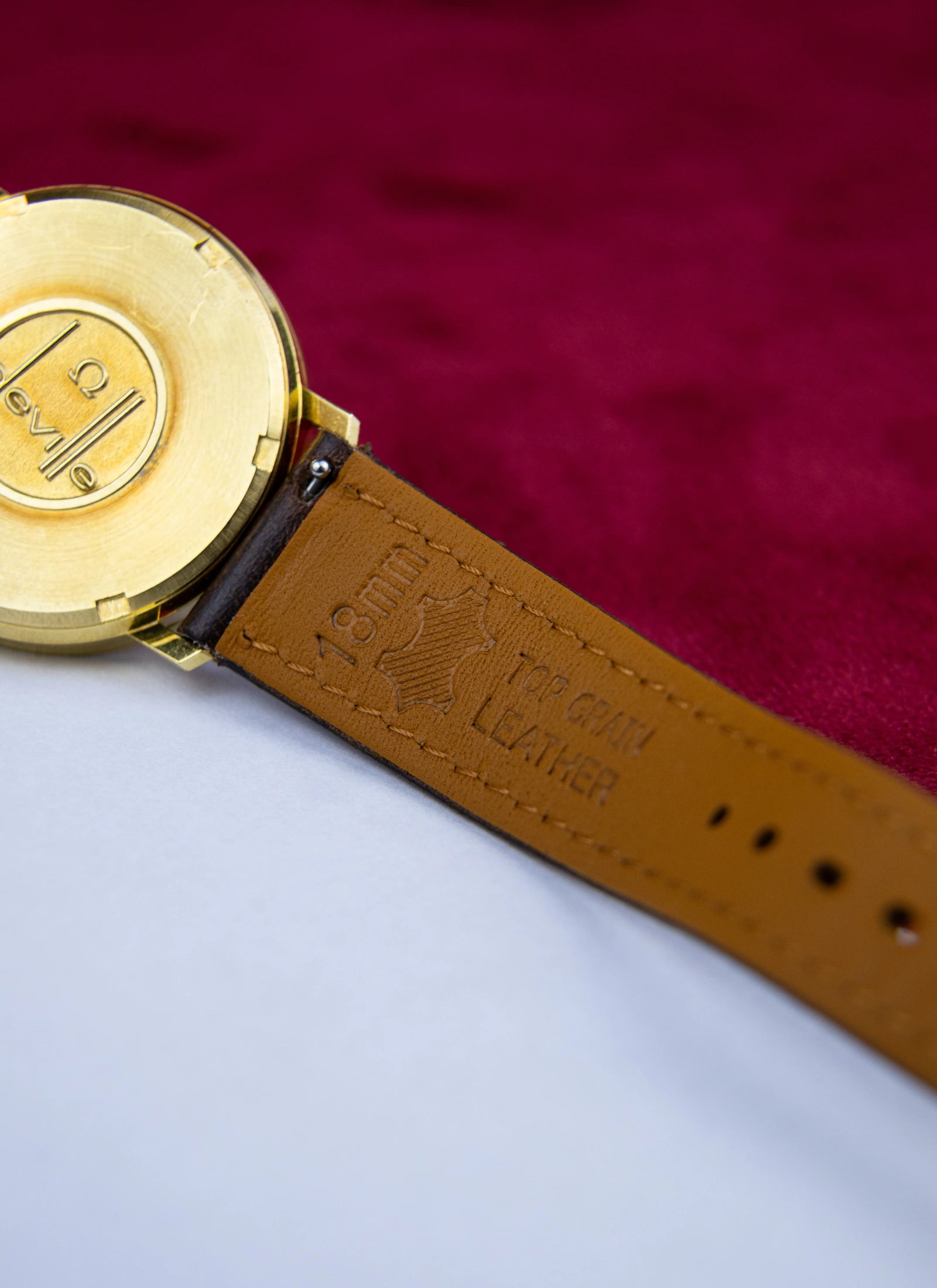 1972 18K Omega De Ville 166.0086 cal. 1002