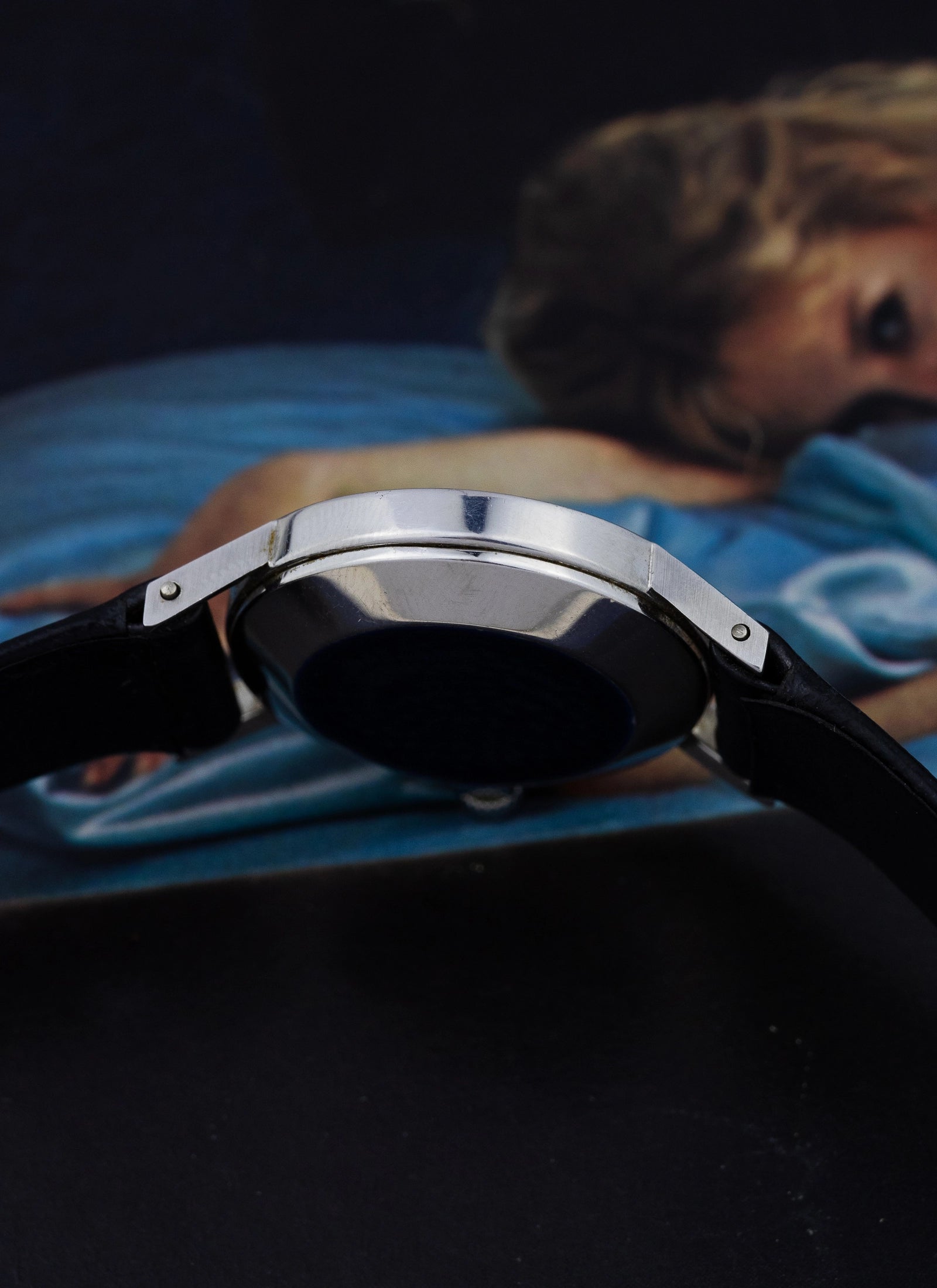 1974 Lady Omega De Ville Blue Floral Dial 511.0392 cal. 625