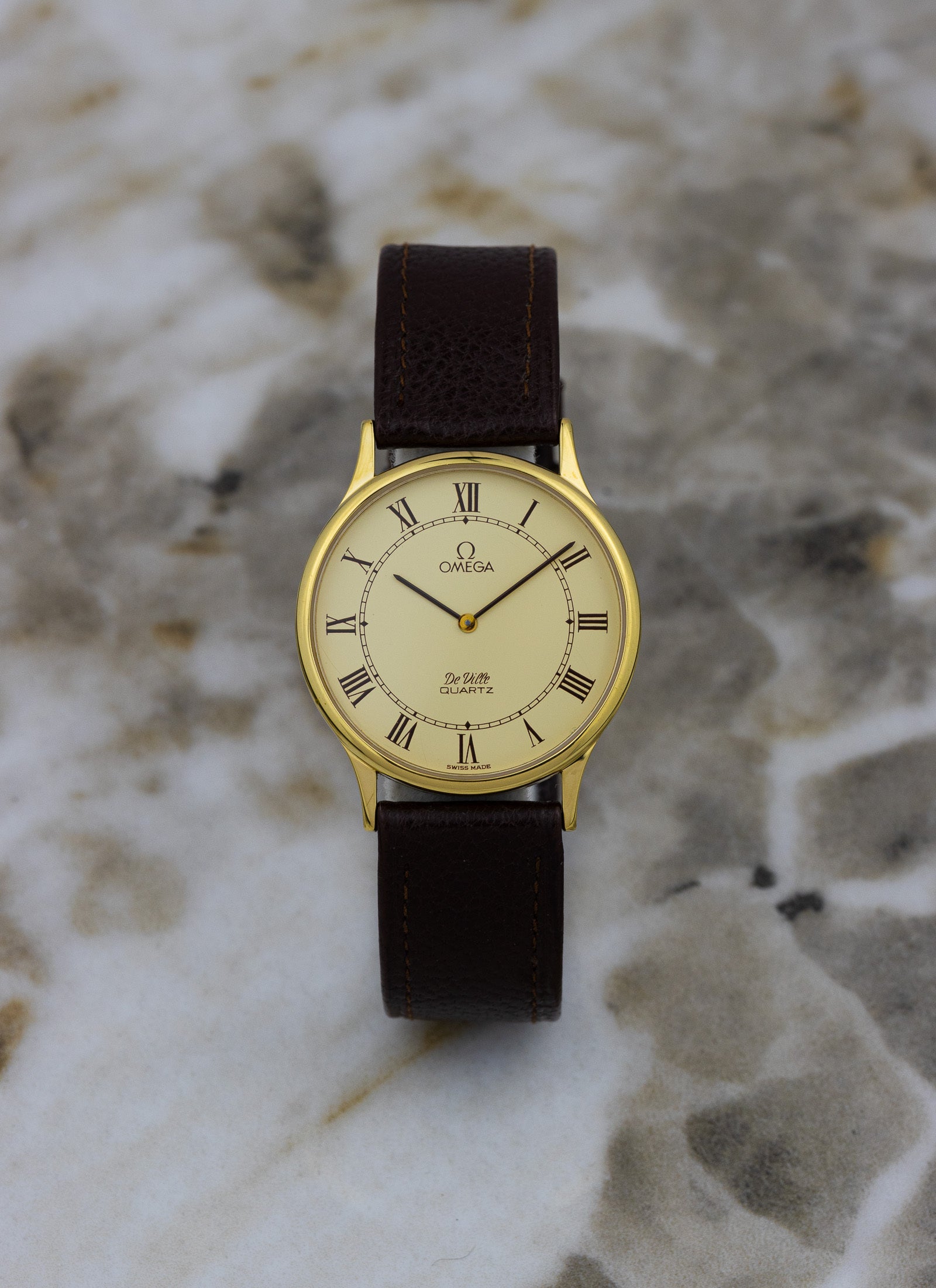 1980s Omega De Ville Roman Dial 191.0130.1 cal. 1365