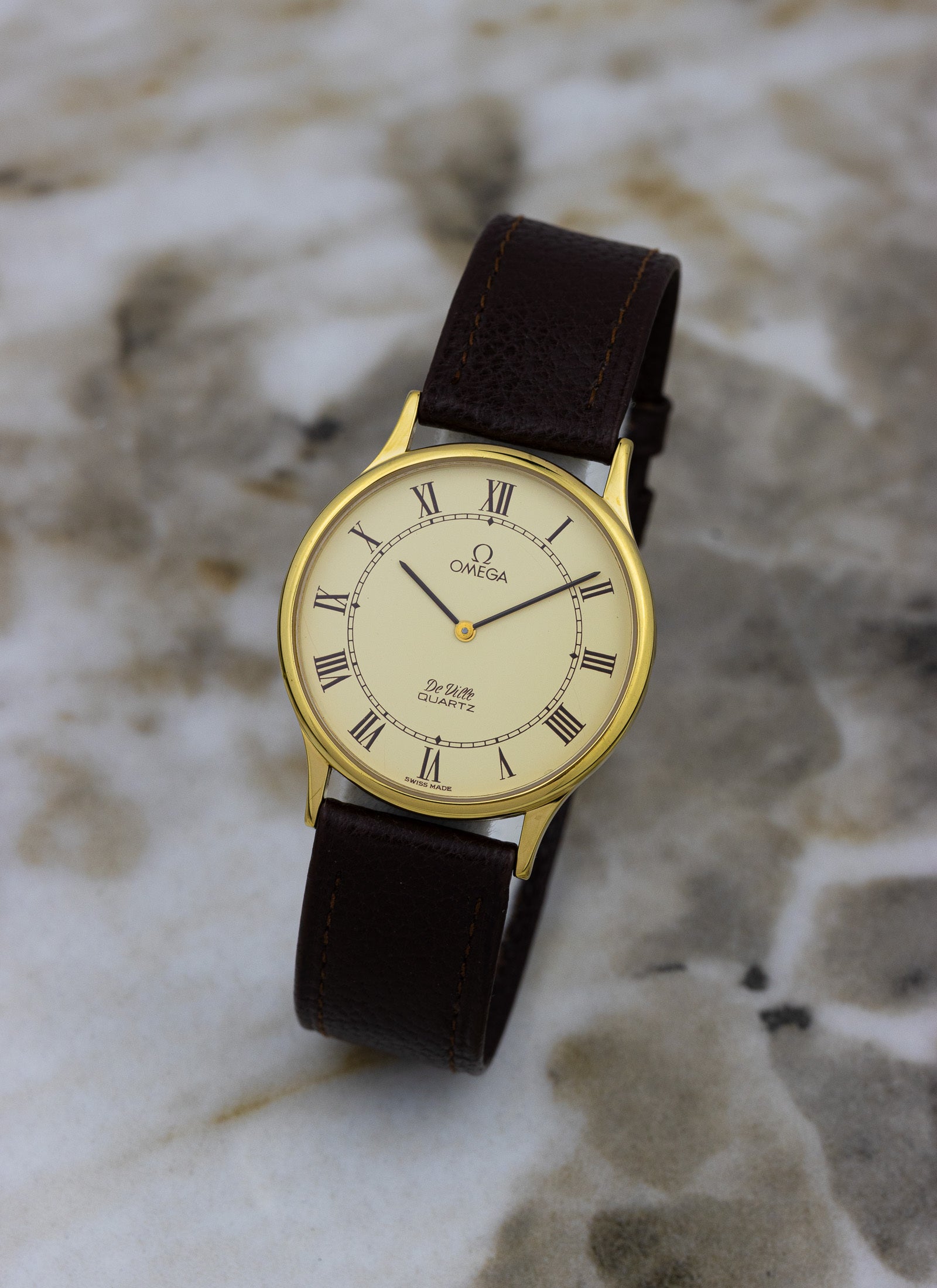 1980s Omega De Ville Roman Dial 191.0130.1 cal. 1365