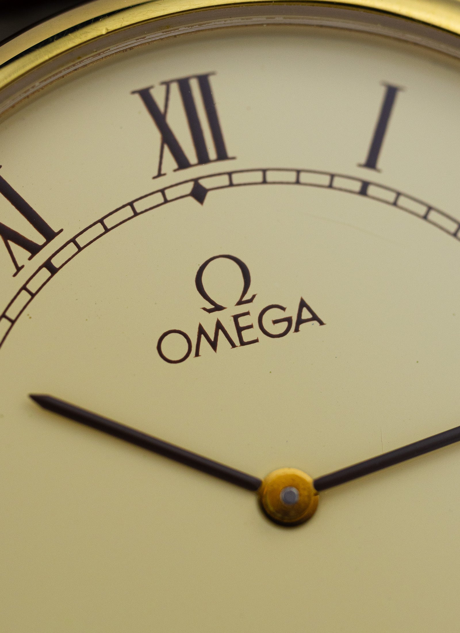 1980s Omega De Ville Roman Dial 191.0130.1 cal. 1365