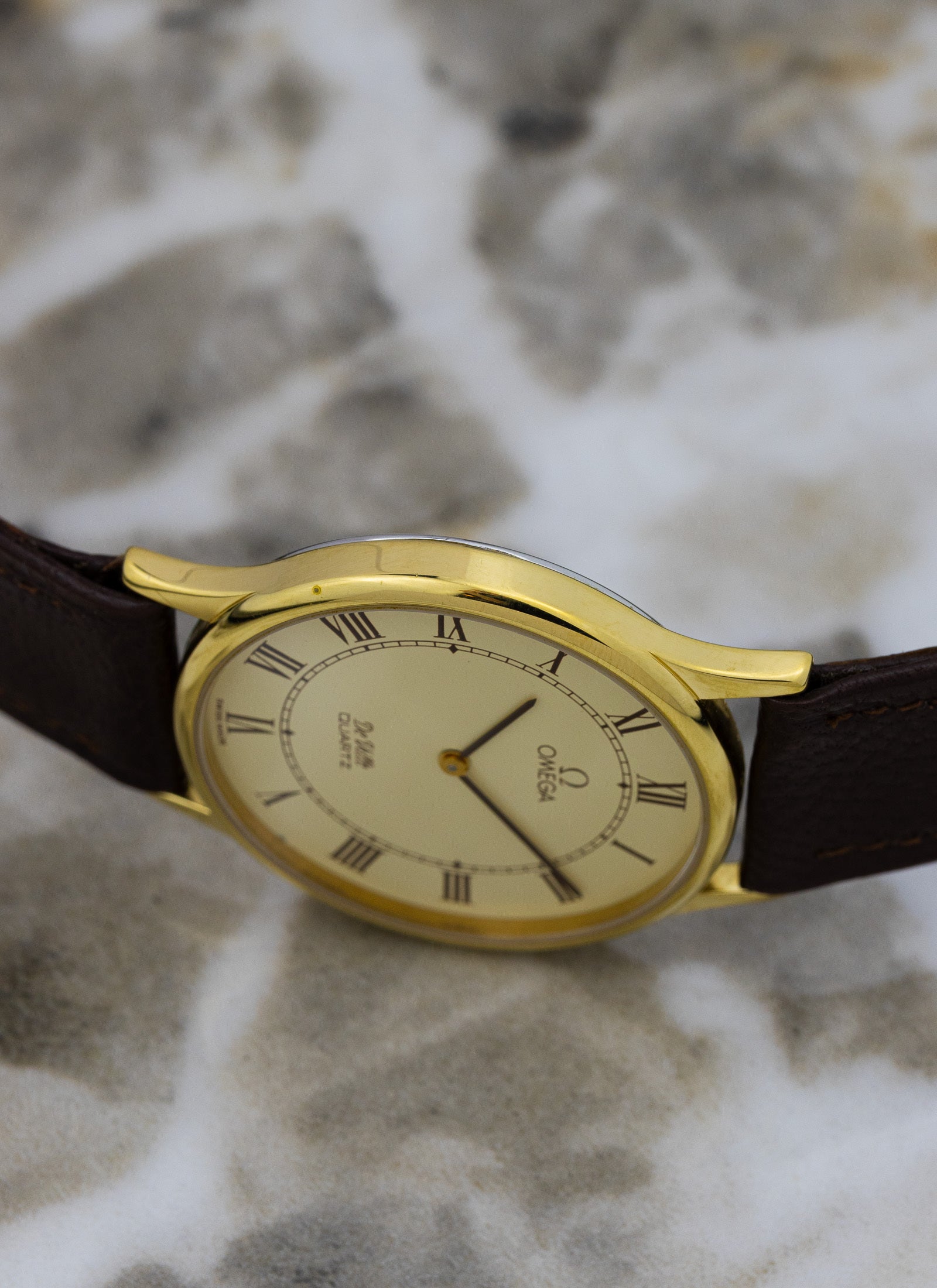 1980s Omega De Ville Roman Dial 191.0130.1 cal. 1365
