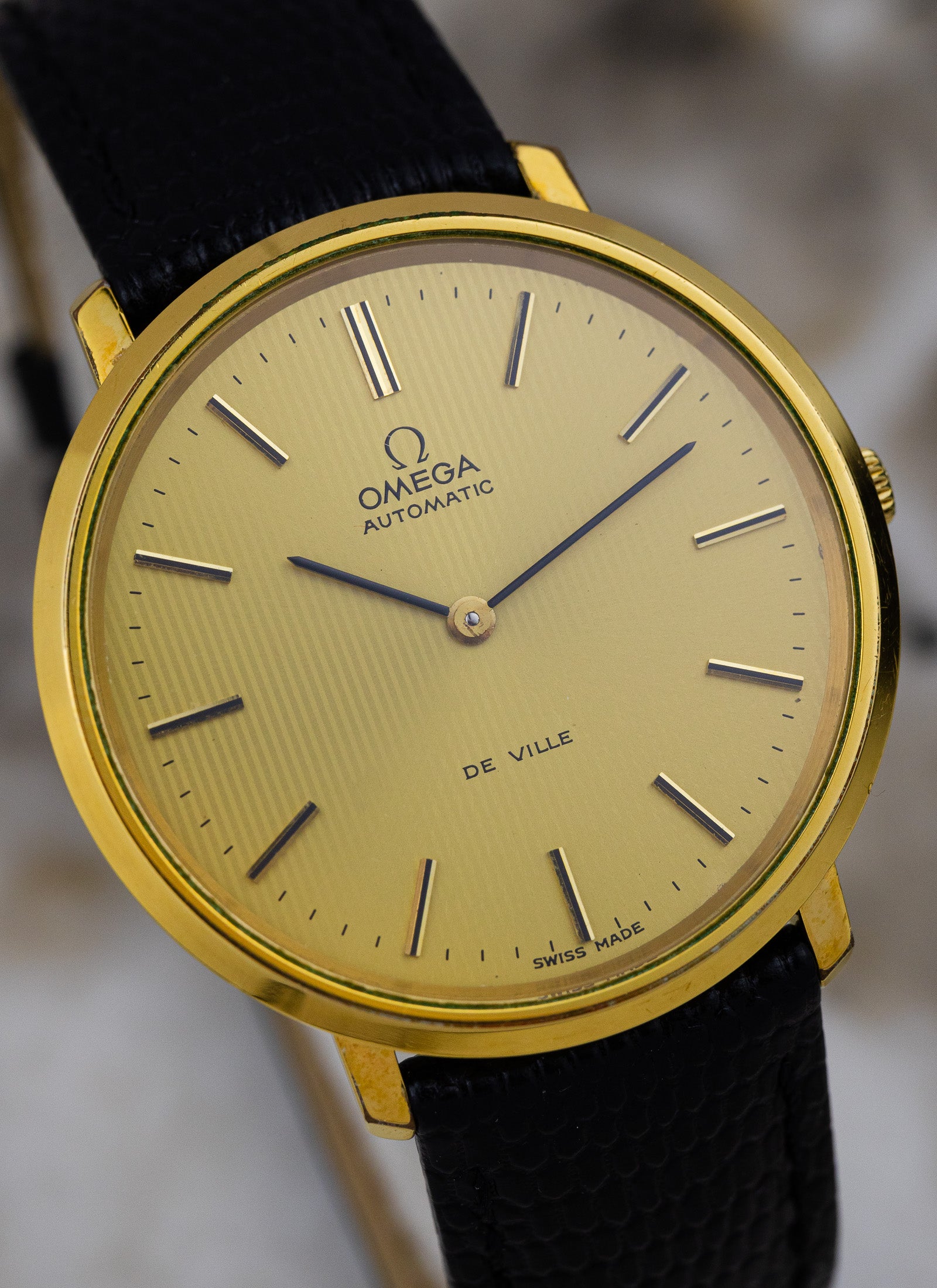 1968 Omega De Ville Ultra Slim 151.0039 cal. 711 Tapestry Dial