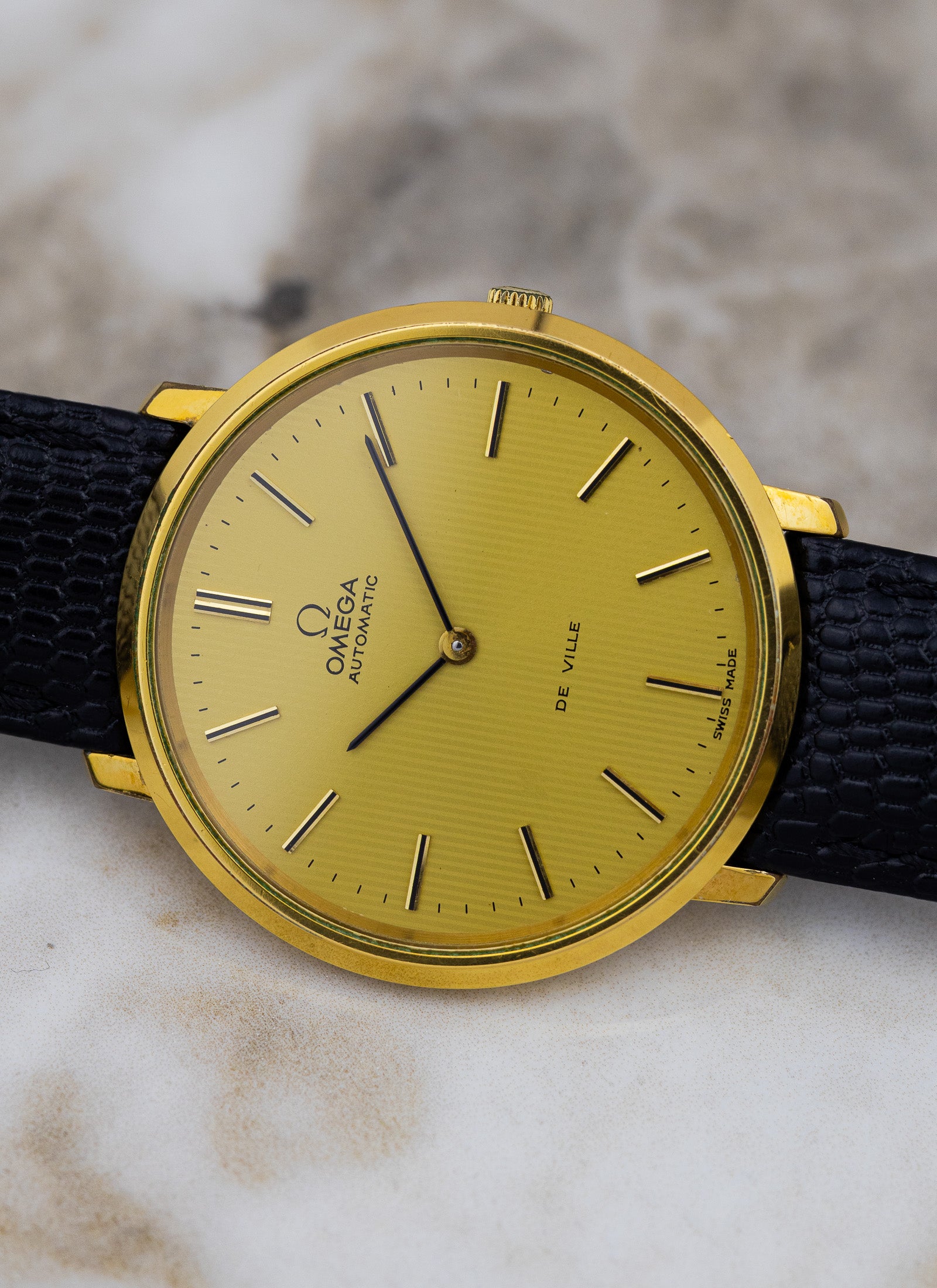 1968 Omega De Ville Ultra Slim 151.0039 cal. 711 Tapestry Dial