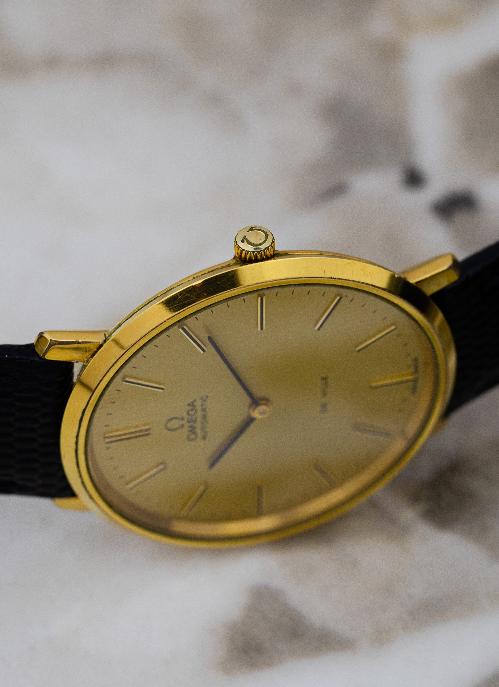 1968 Omega De Ville Ultra Slim 151.0039 cal. 711 Tapestry Dial