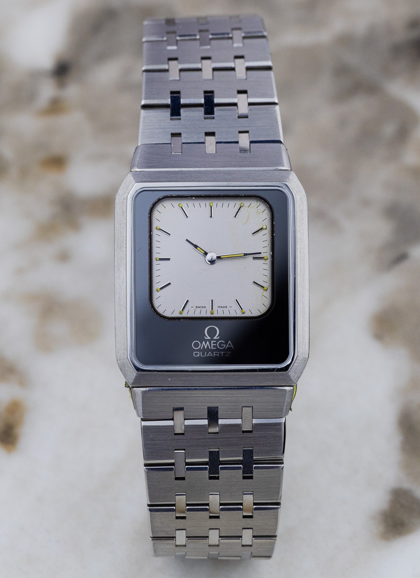 1980s Omega Reverso Equinoxe Duoface 386.0813 cal. 1655