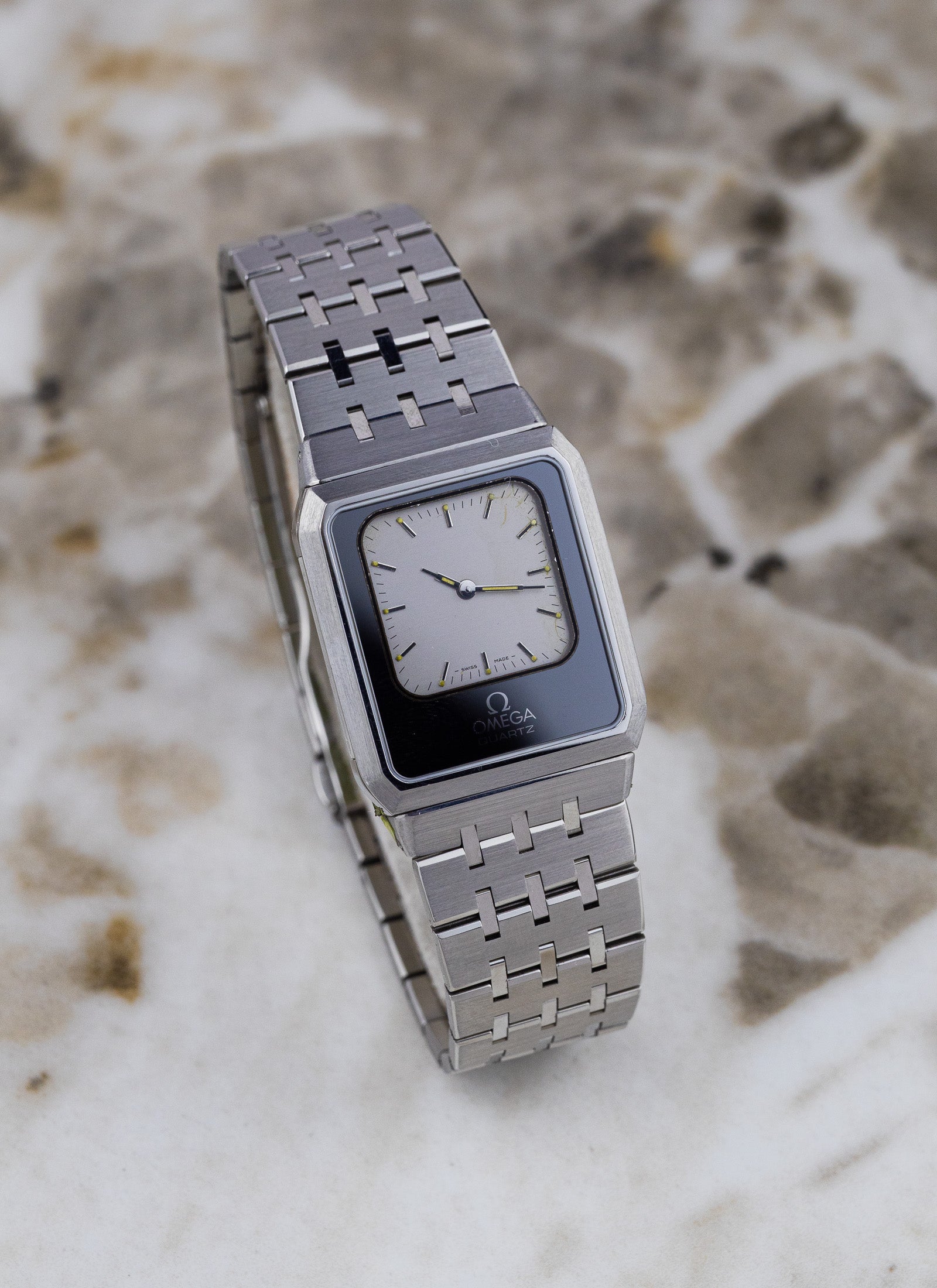 1980s Omega Reverso Equinoxe Duoface 386.0813 cal. 1655