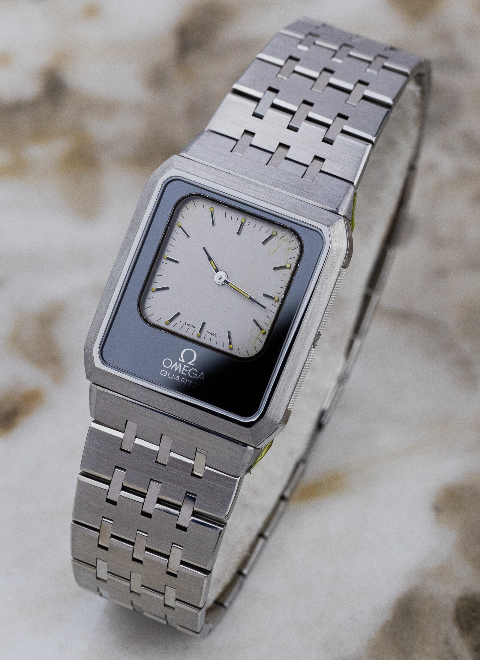 1980s Omega Reverso Equinoxe Duoface 386.0813 cal. 1655