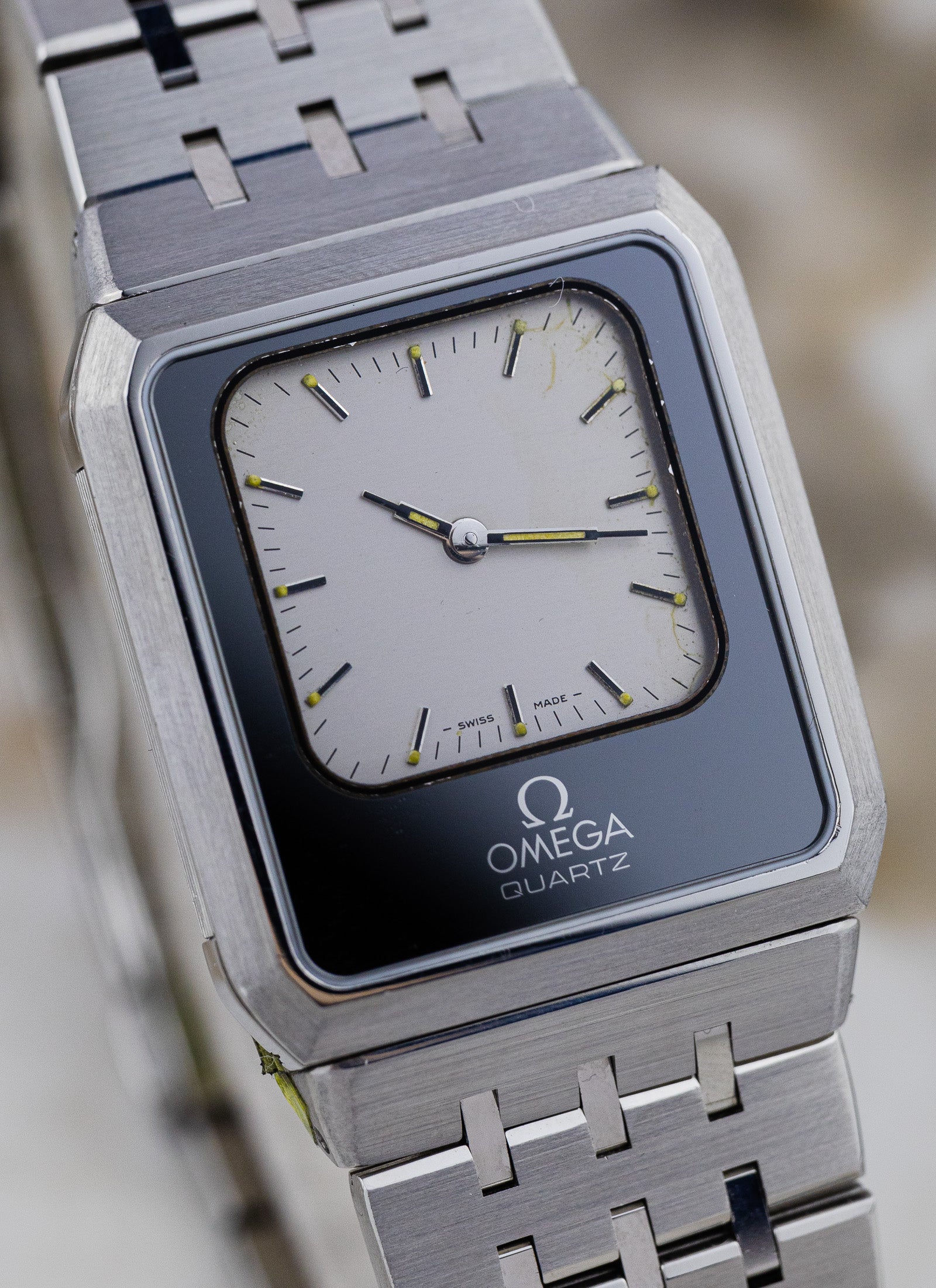 1980s Omega Reverso Equinoxe Duoface 386.0813 cal. 1655