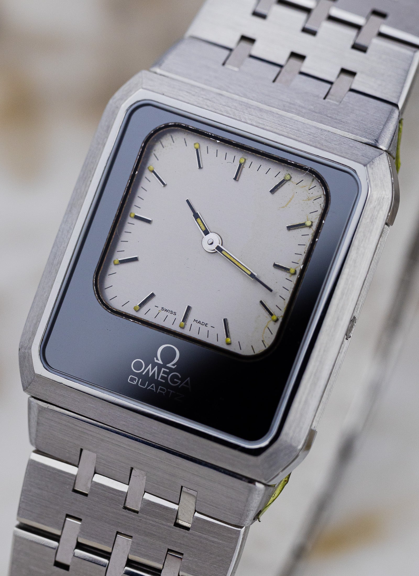 1980s Omega Reverso Equinoxe Duoface 386.0813 cal. 1655