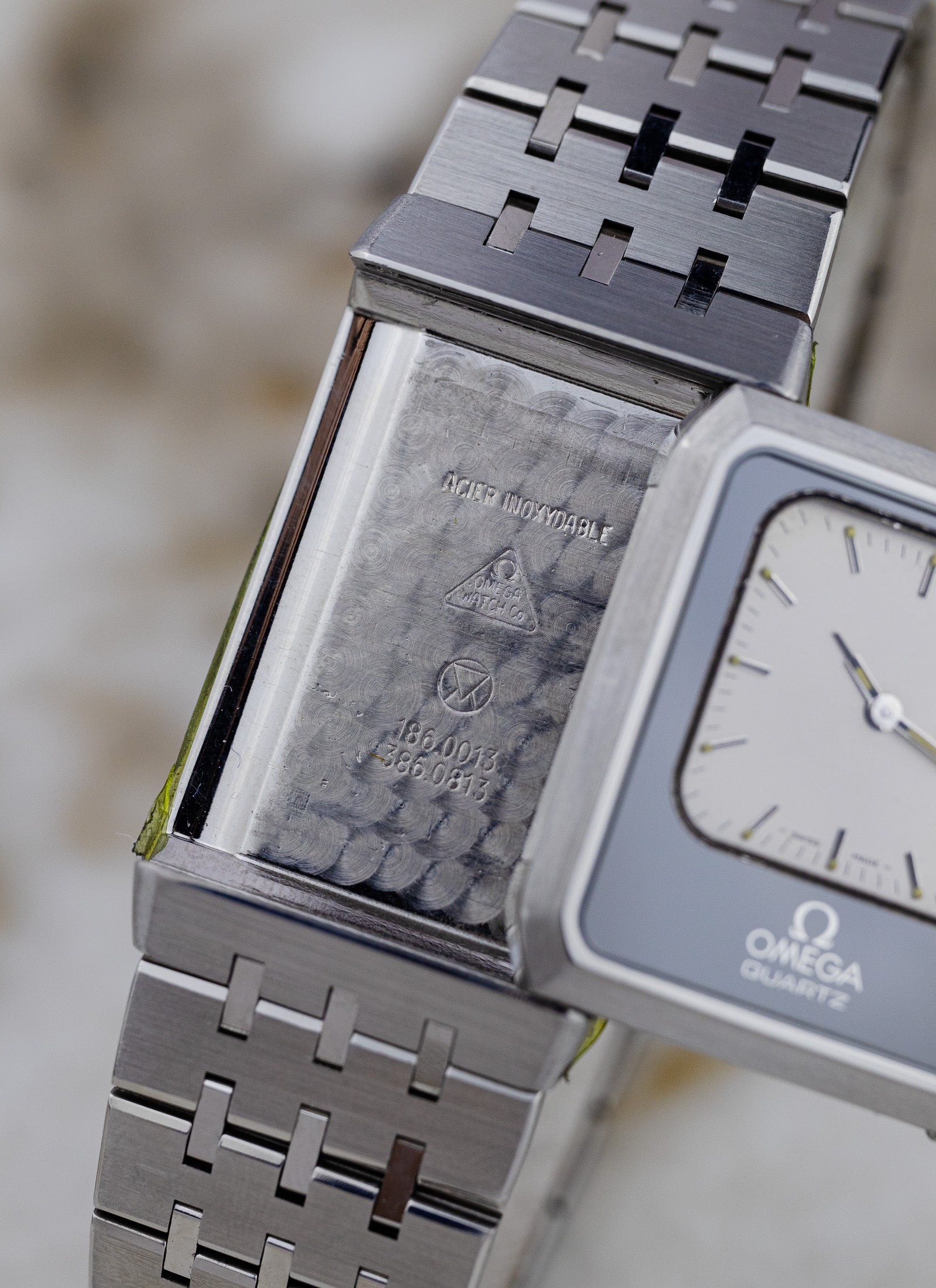 1980s Omega Reverso Equinoxe Duoface 386.0813 cal. 1655