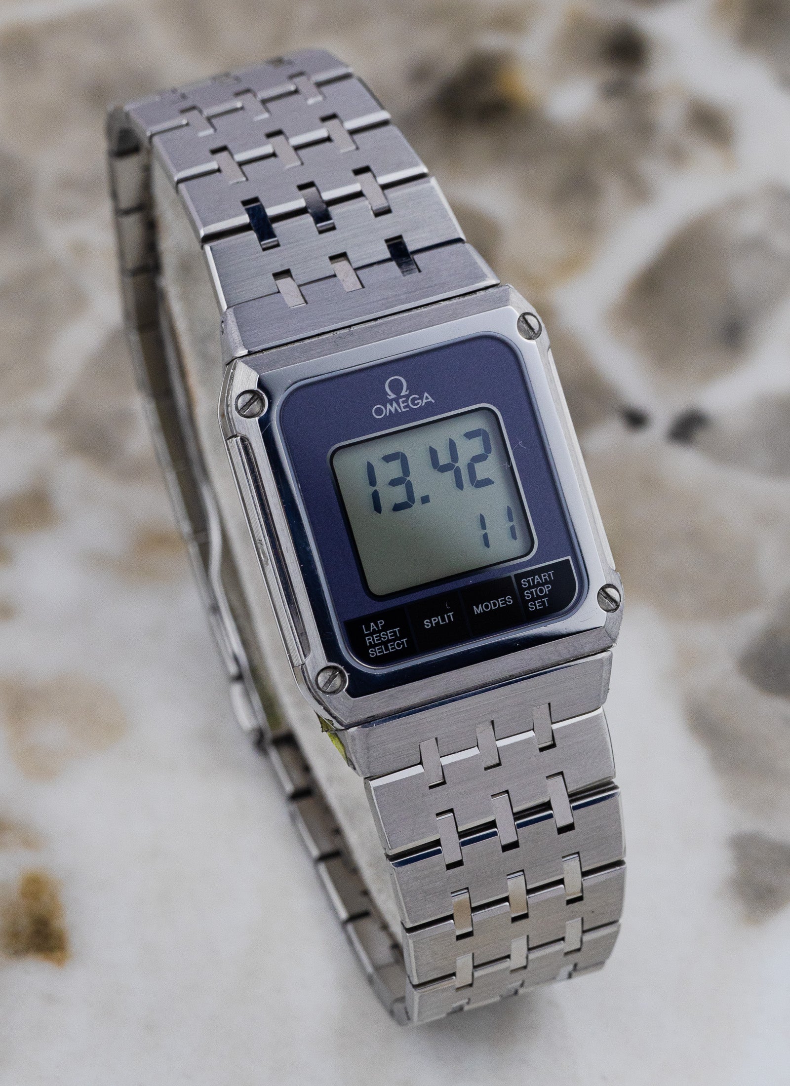 1980s Omega Reverso Equinoxe Duoface 386.0813 cal. 1655