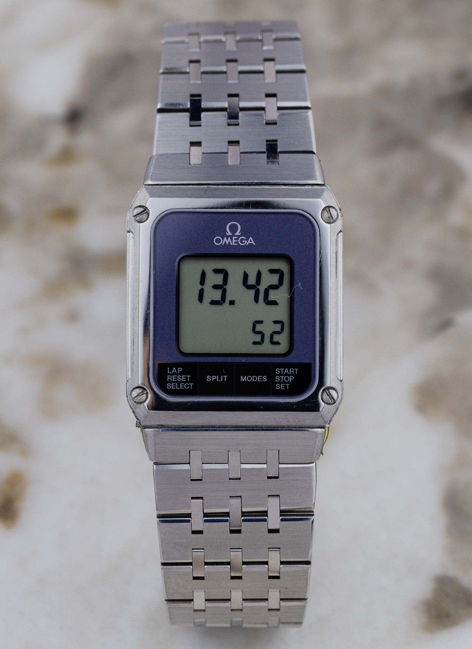 1980s Omega Reverso Equinoxe Duoface 386.0813 cal. 1655