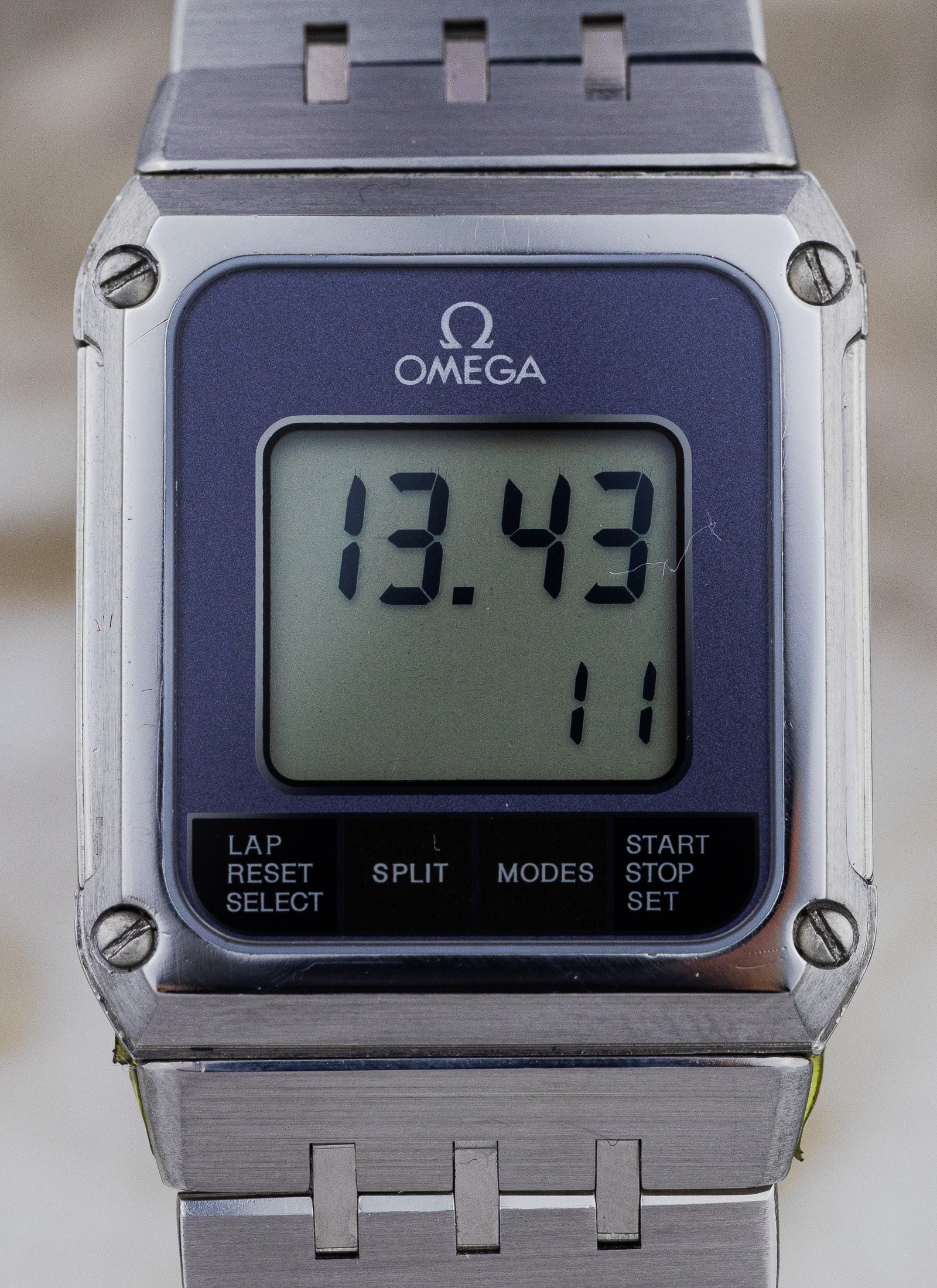 1980s Omega Reverso Equinoxe Duoface 386.0813 cal. 1655