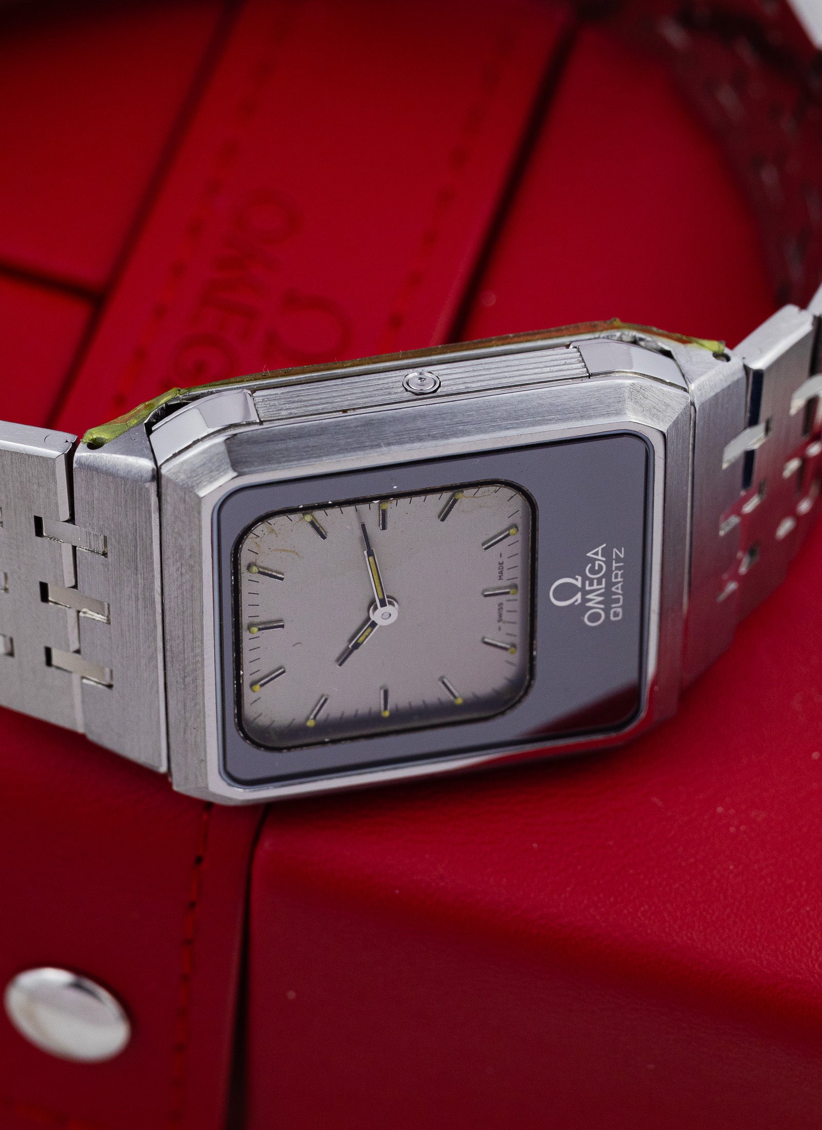 1980s Omega Reverso Equinoxe Duoface 386.0813 cal. 1655