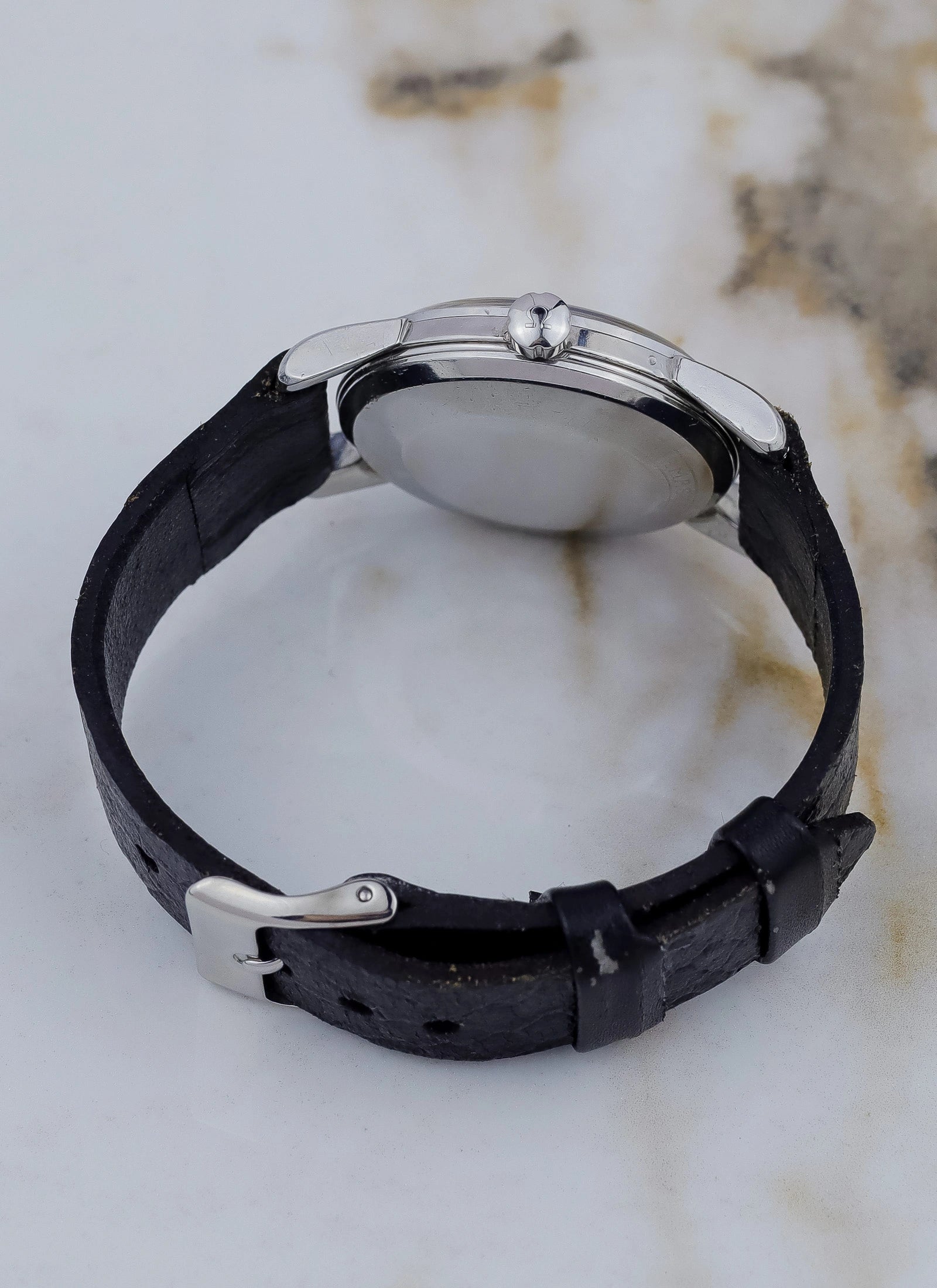 1955 Omega Seamaster Fat Lugs Black Gilt Dial 2848 cal. 491