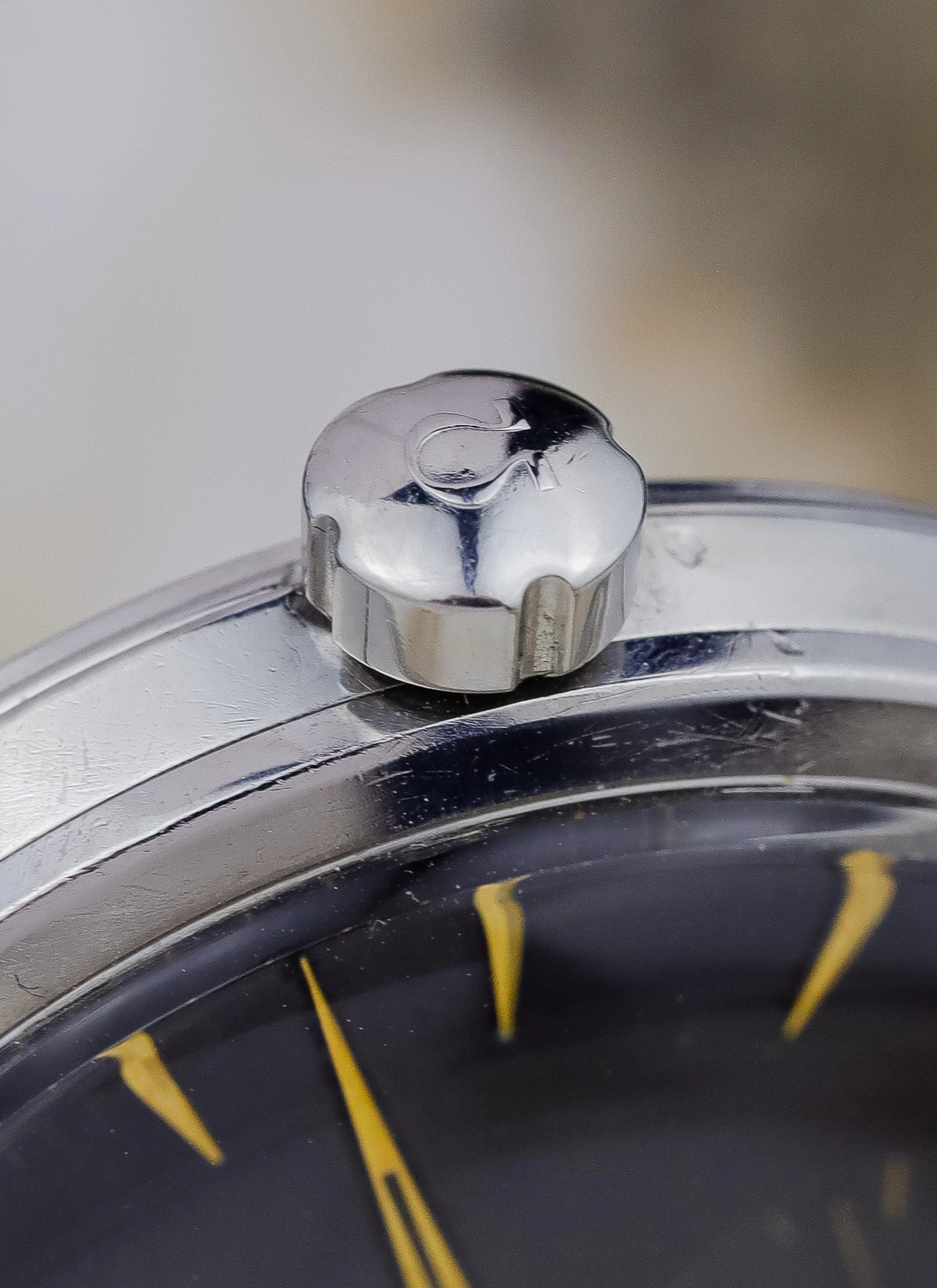 1955 Omega Seamaster Fat Lugs Black Gilt Dial 2848 cal. 491