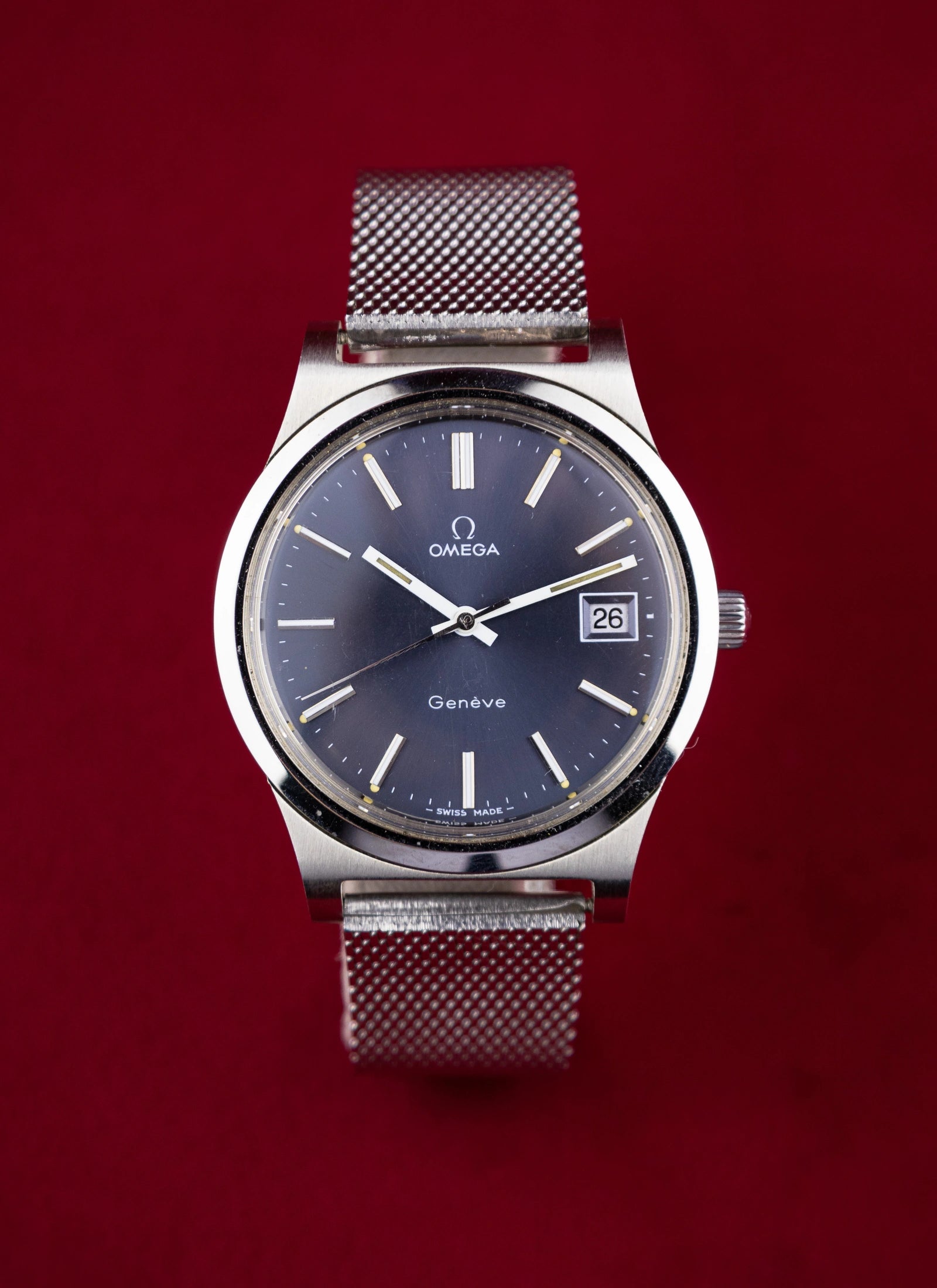 1972 MINT Omega Geneve Navy 136.0102 cal. 1030