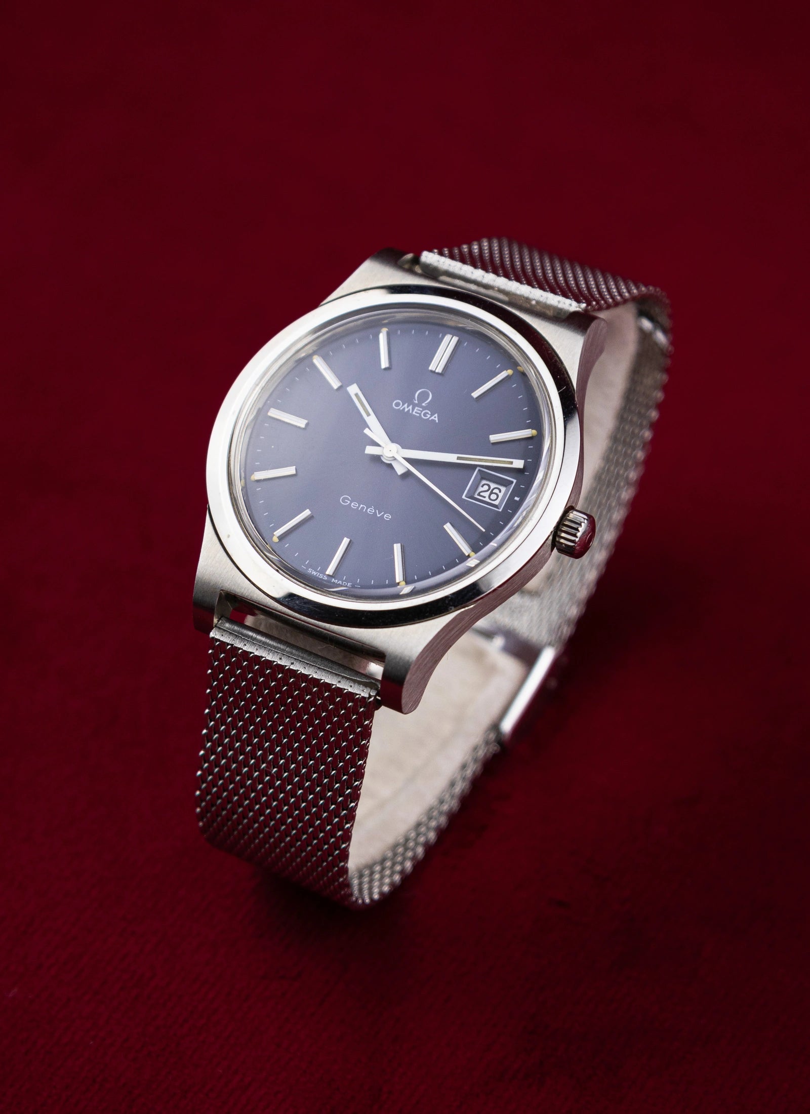 1972 MINT Omega Geneve Navy 136.0102 cal. 1030
