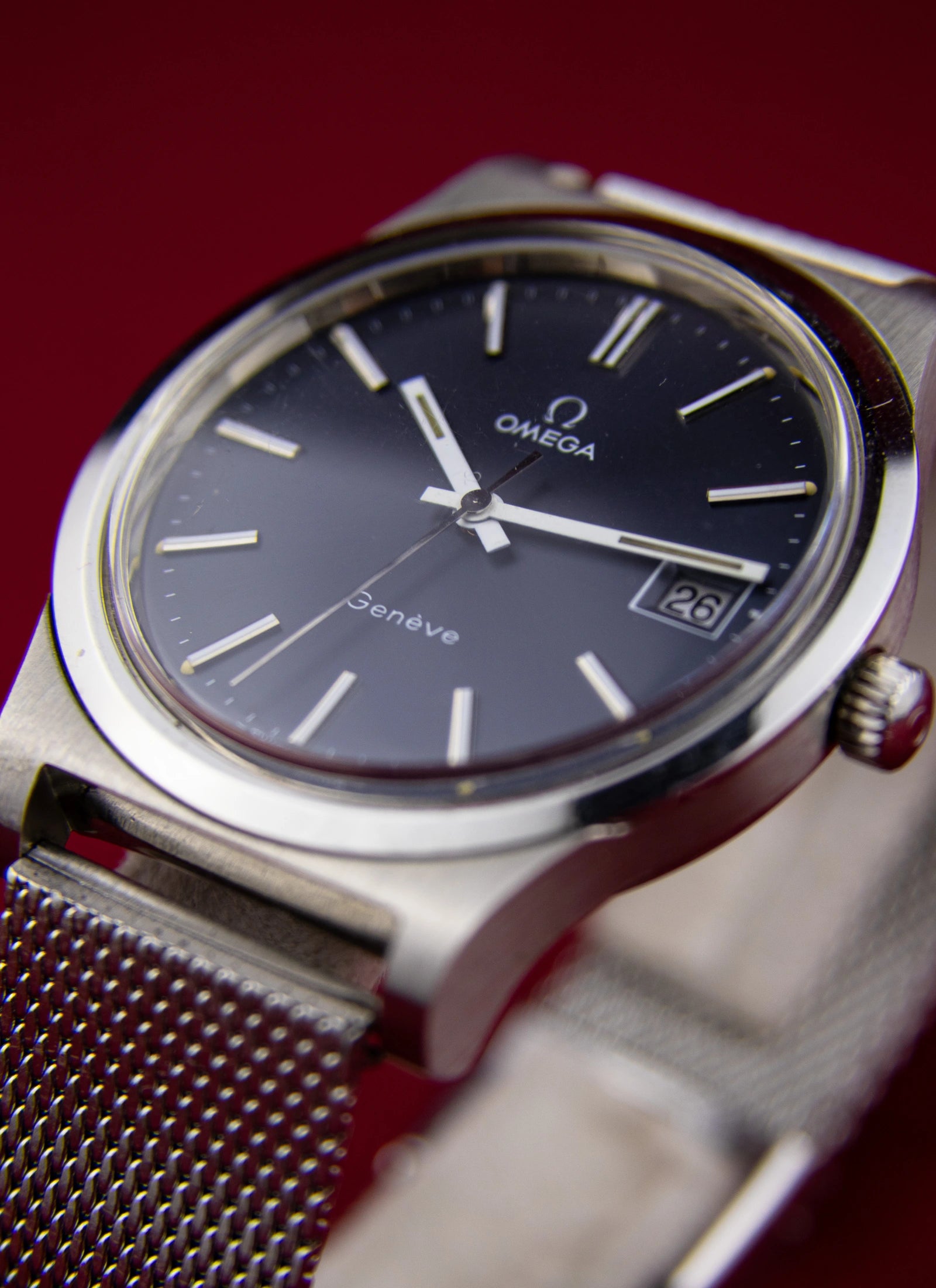 1972 MINT Omega Geneve Navy 136.0102 cal. 1030