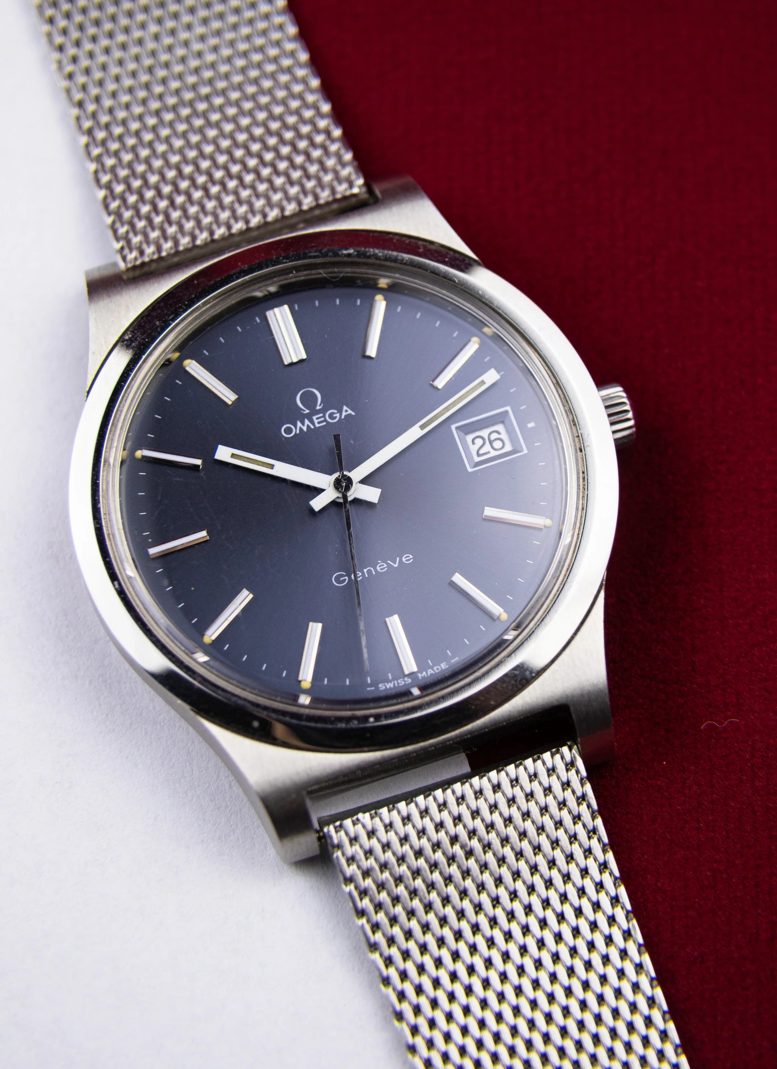 1972 MINT Omega Geneve Navy 136.0102 cal. 1030