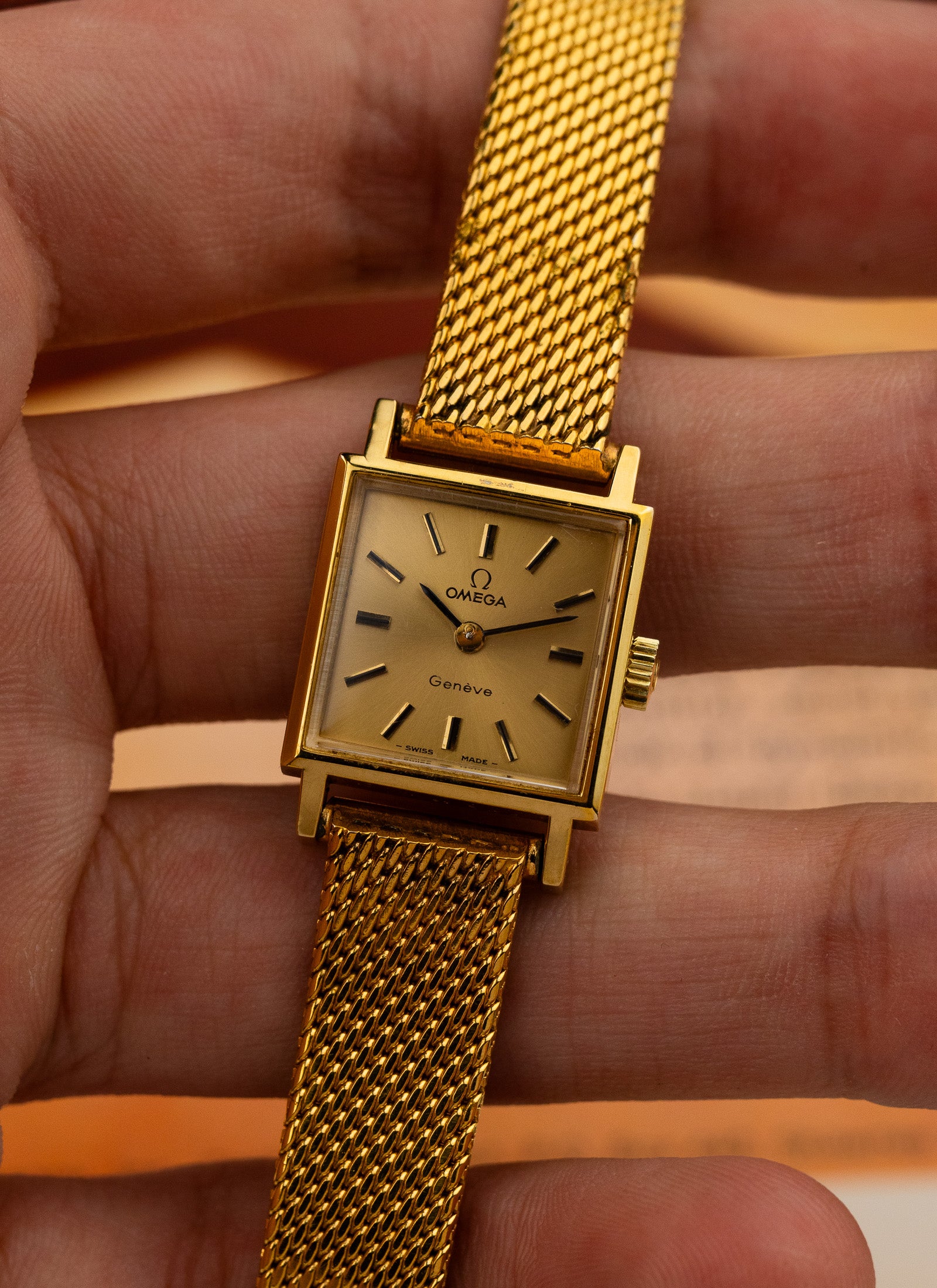 1975 Lady Omega Geneve Square 511.0452 cal. 1070 Serviced