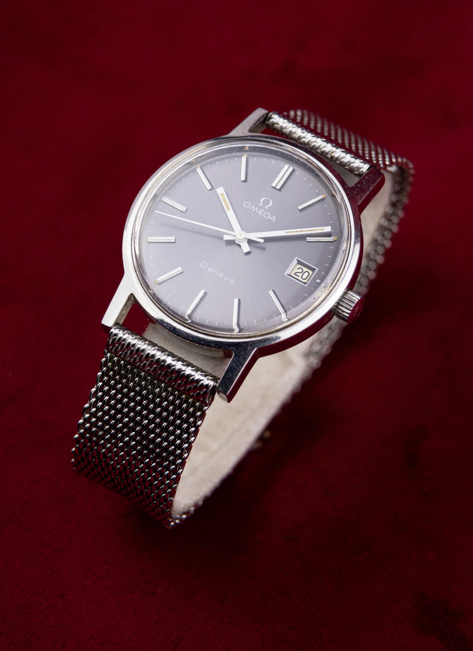 1975 Omega Geneve Grey Dial 136.0104 cal. 1030