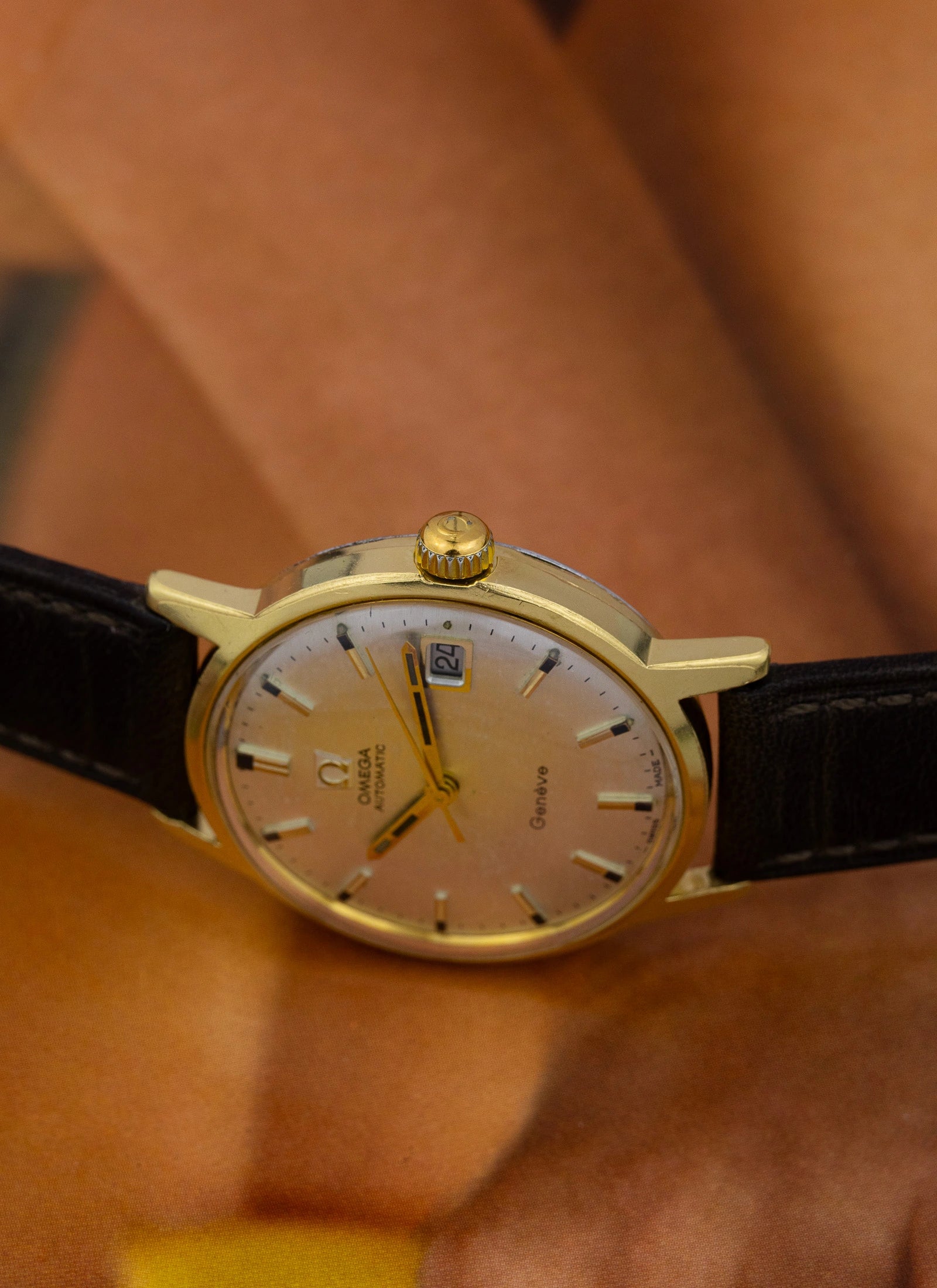 1971 Omega Geneve Shantung Dial 166.070 cal. 565 Serviced