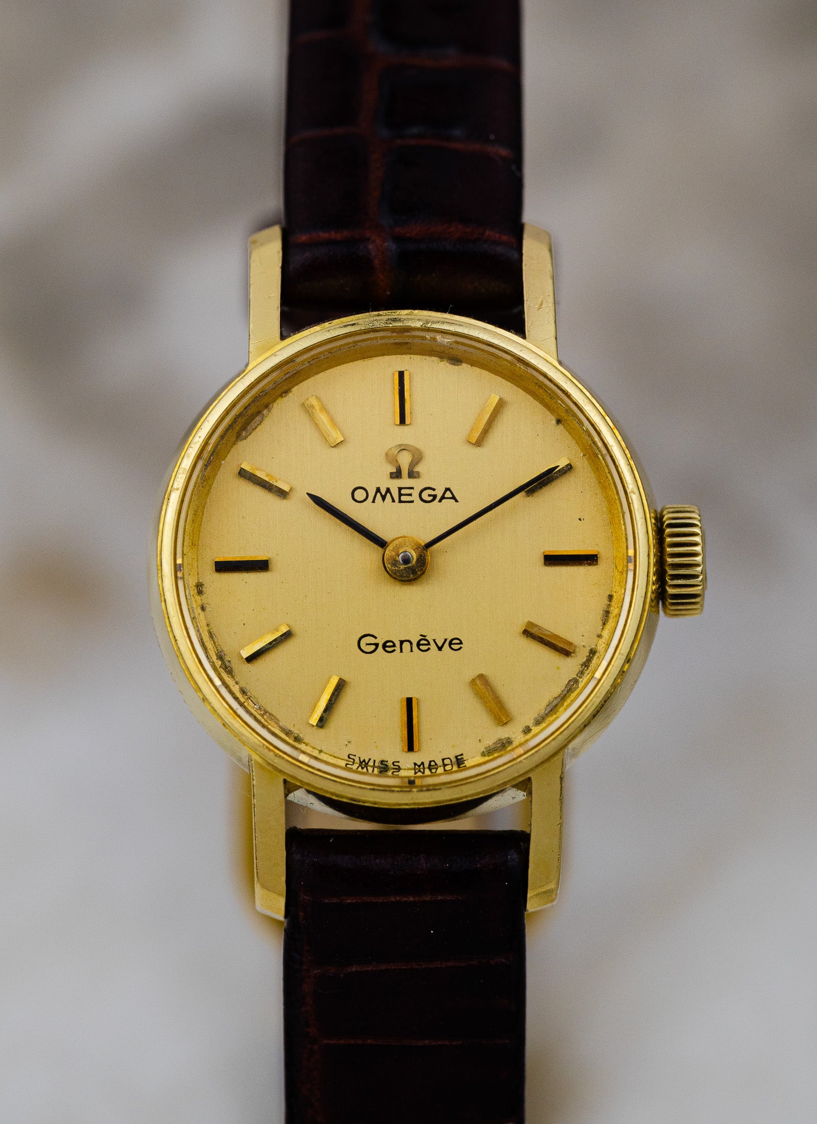1970 18K Lady Omega Geneve 511.227 cal. 485