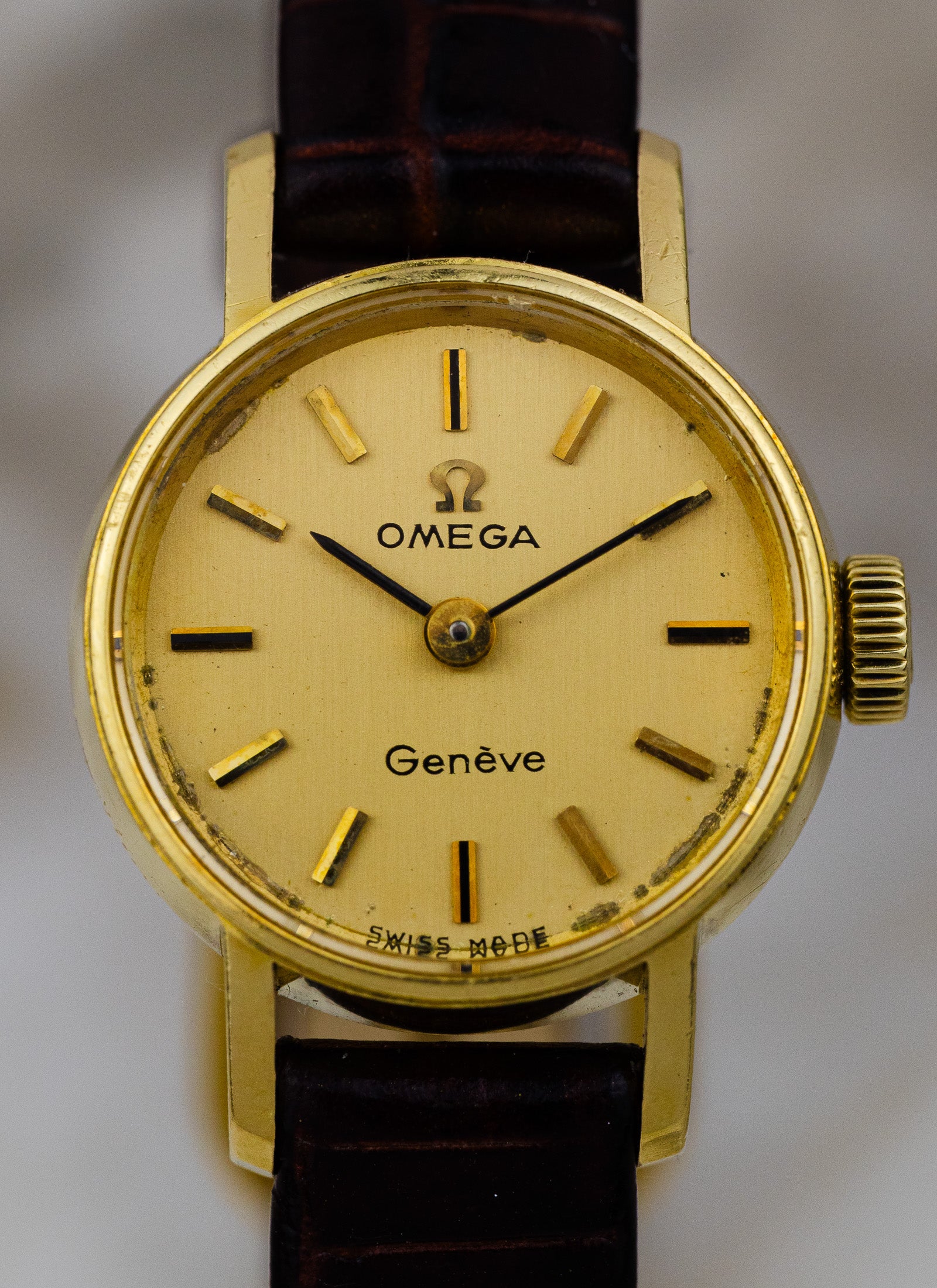 1970 18K Lady Omega Geneve 511.227 cal. 485