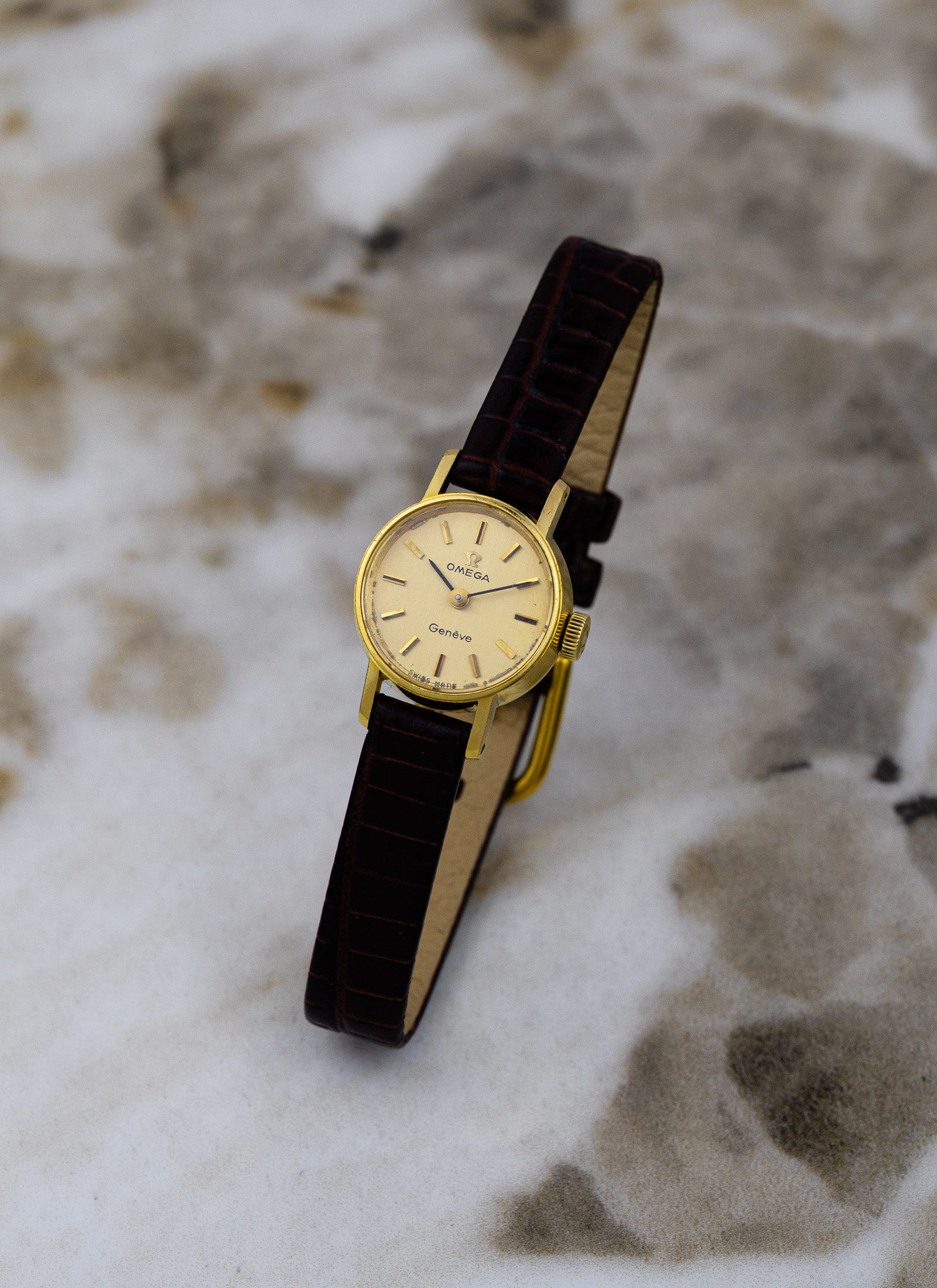 1970 18K Lady Omega Geneve 511.227 cal. 485