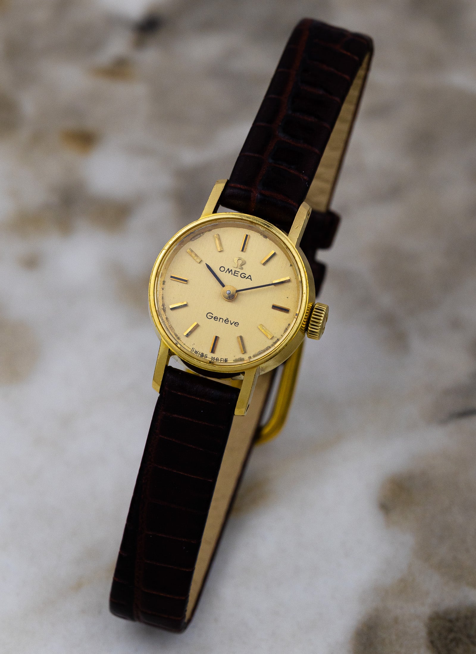 1970 18K Lady Omega Geneve 511.227 cal. 485