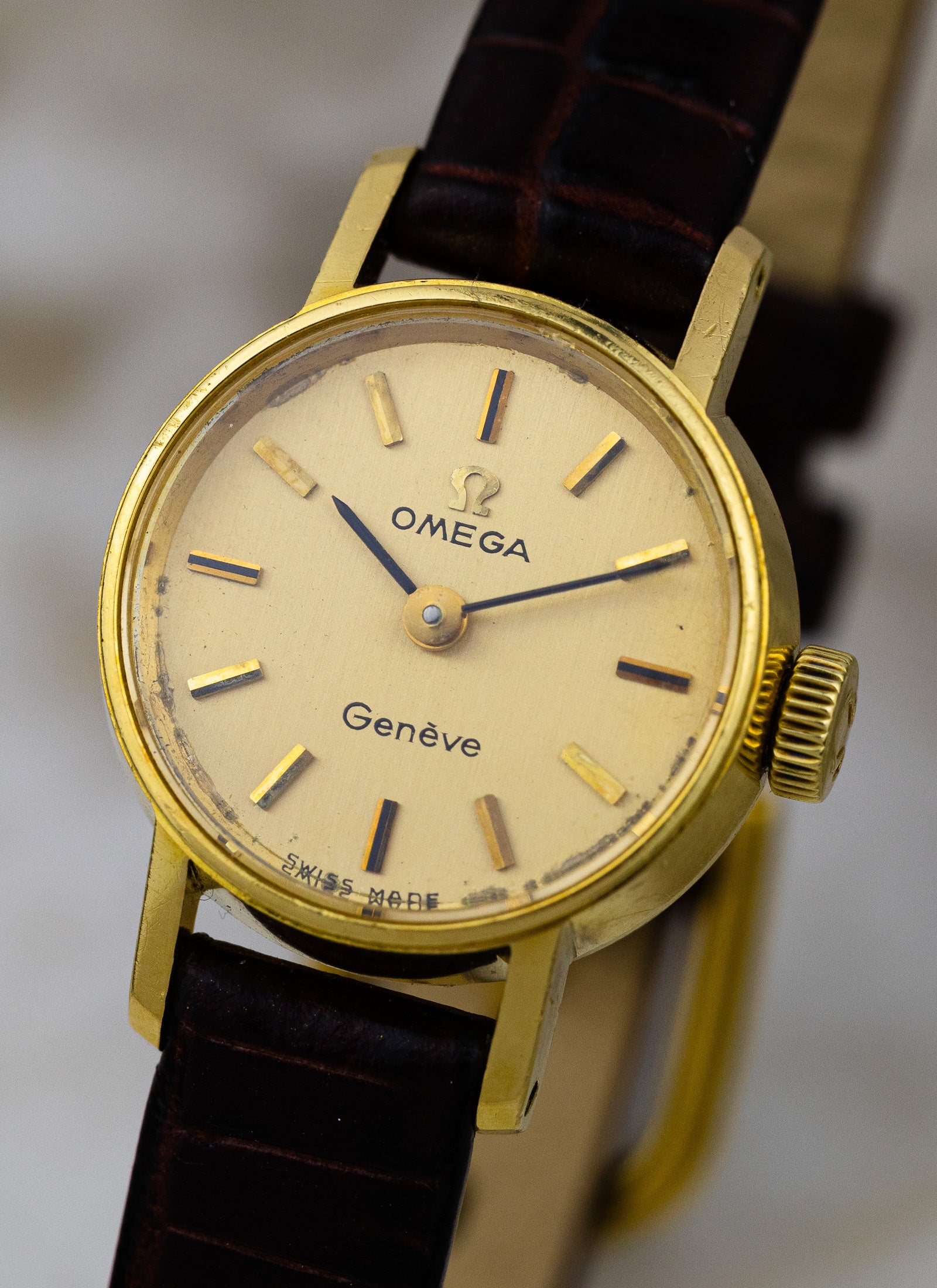 1970 18K Lady Omega Geneve 511.227 cal. 485