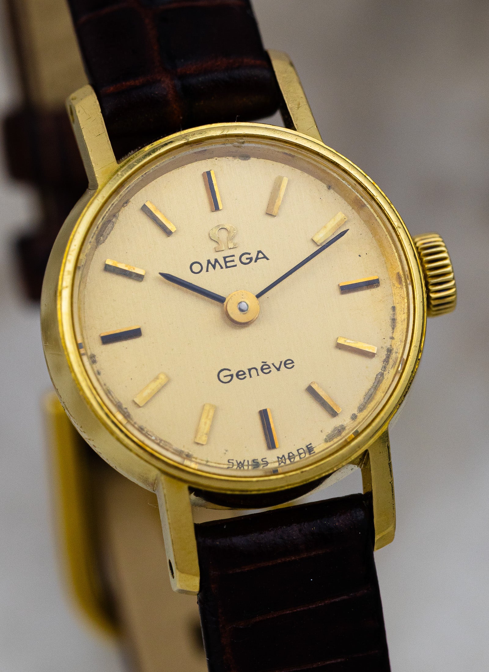 1970 18K Lady Omega Geneve 511.227 cal. 485