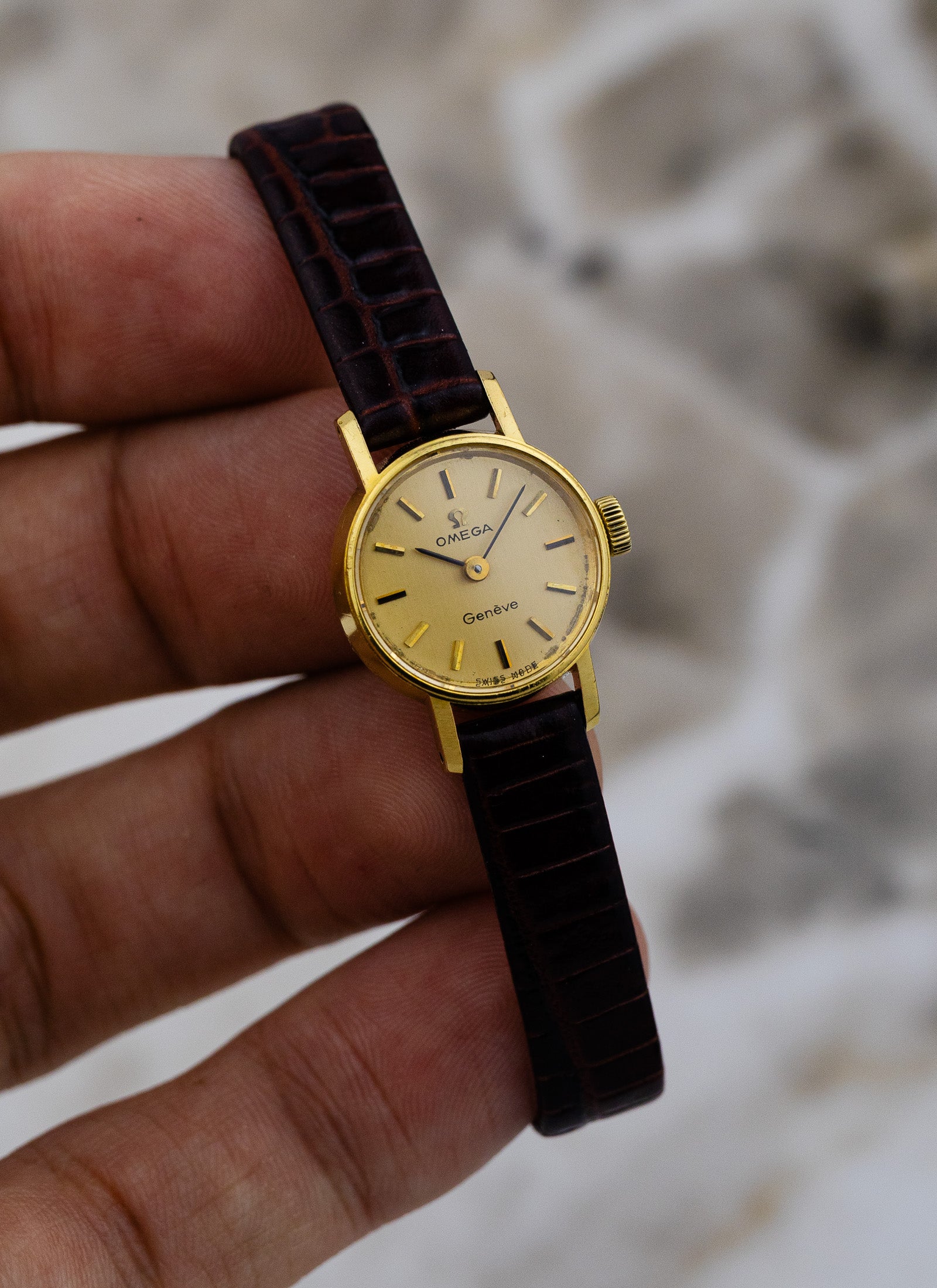 1970 18K Lady Omega Geneve 511.227 cal. 485