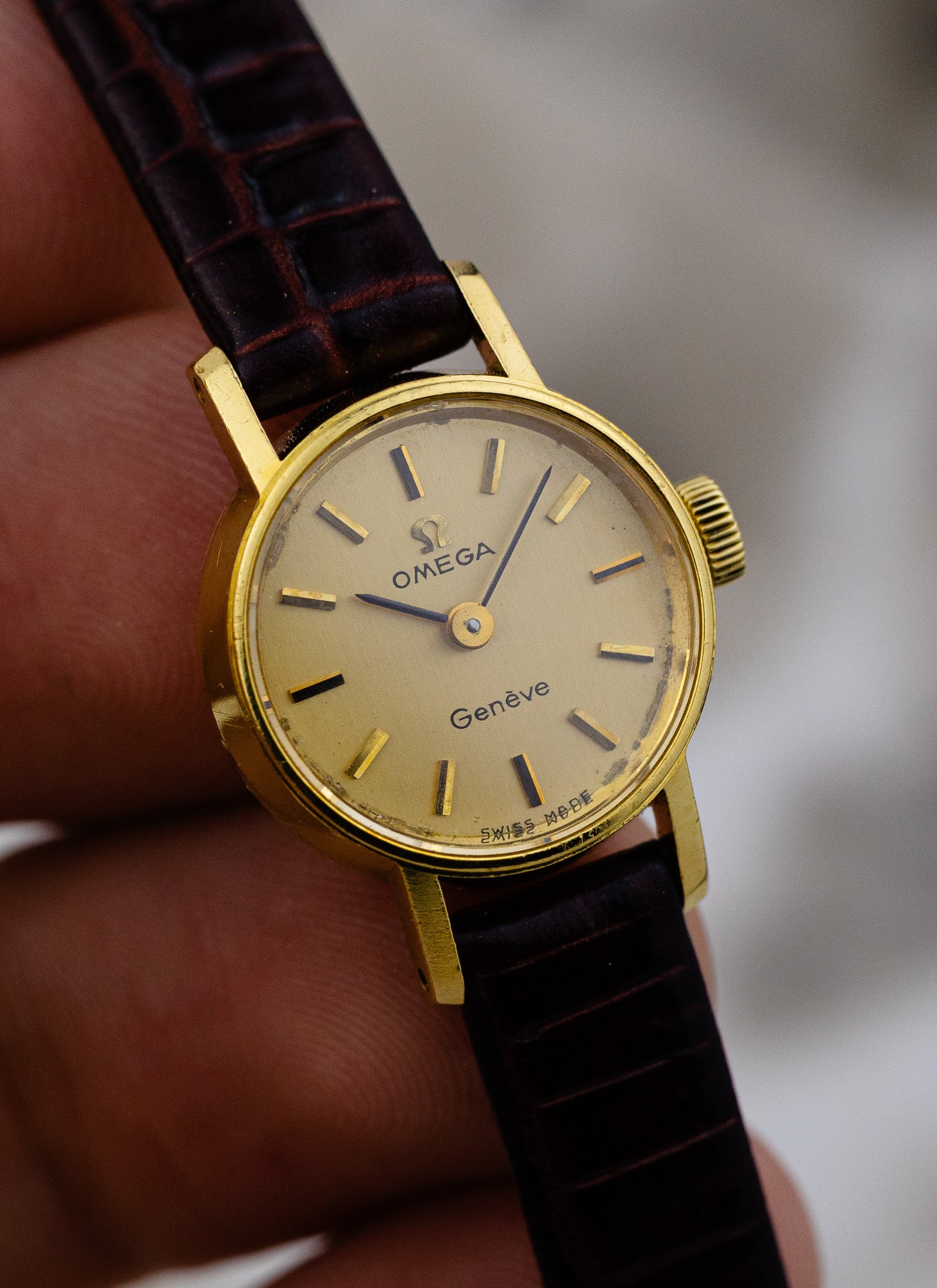 1970 18K Lady Omega Geneve 511.227 cal. 485