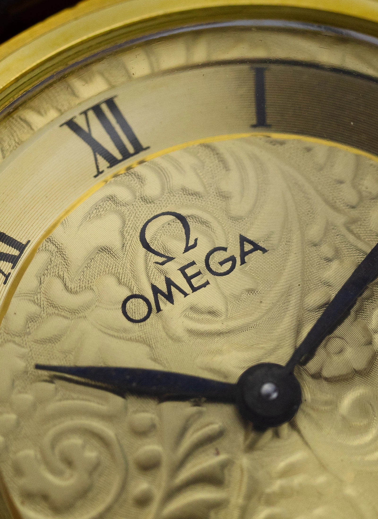 1969 18K Omega De Ville Gold Floral Dial 111.096 cal. 620 Box