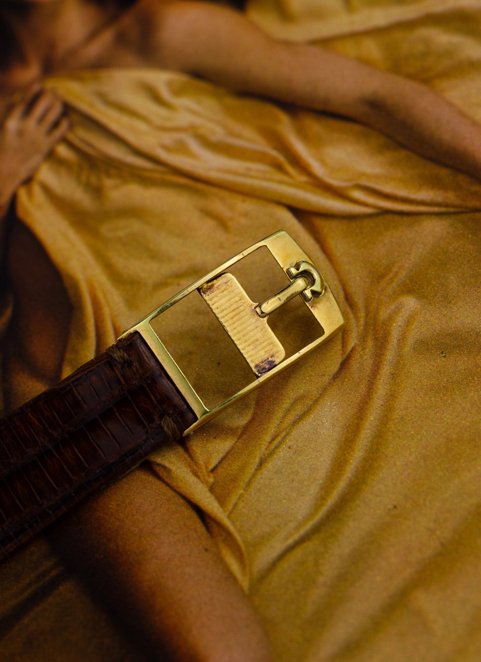 1969 18K Omega De Ville Gold Floral Dial 111.096 cal. 620 Box