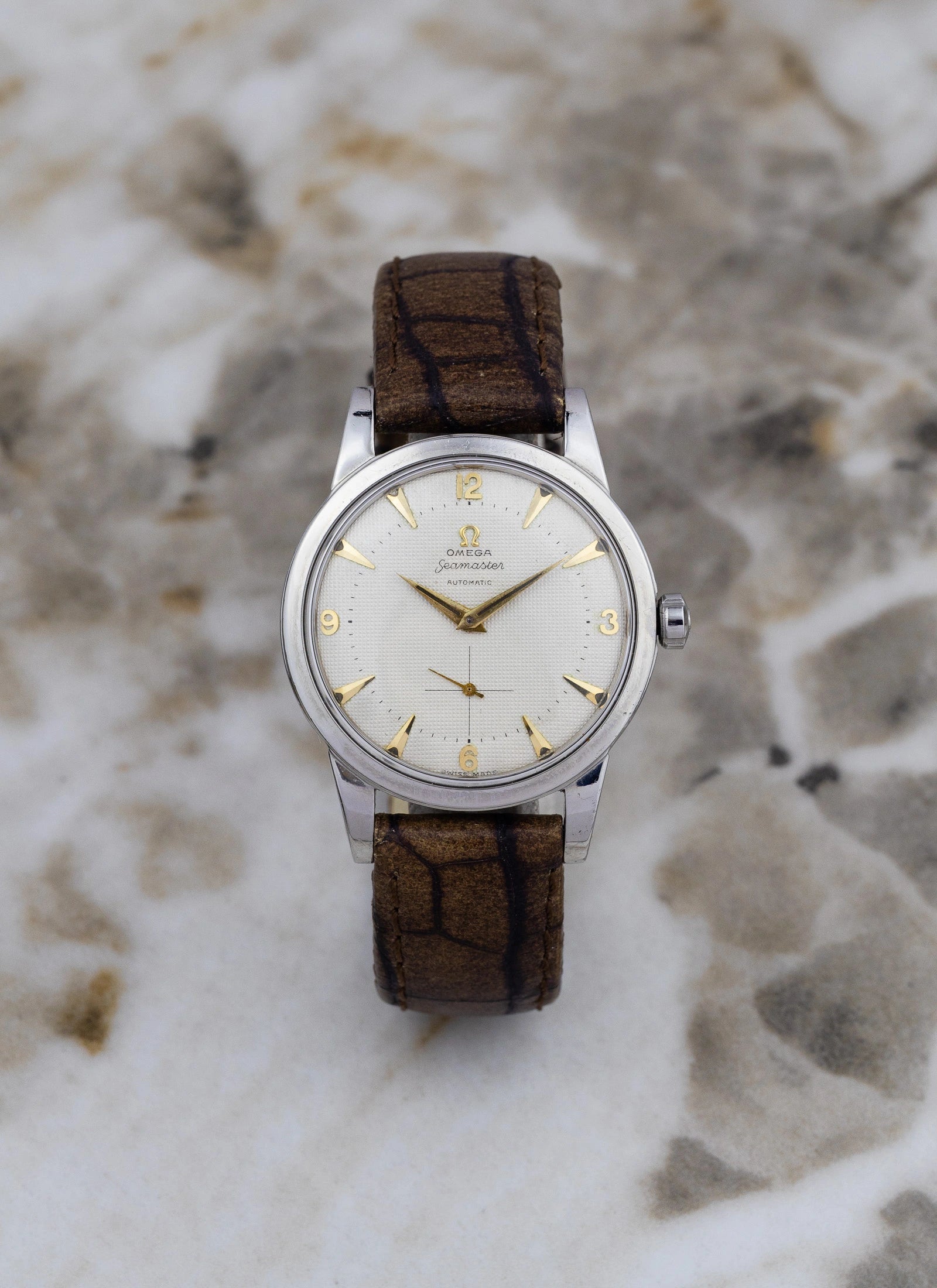 1953 Omega Seamaster Honeycomb Jumbo ref. 2494 cal. 344 Bumper
