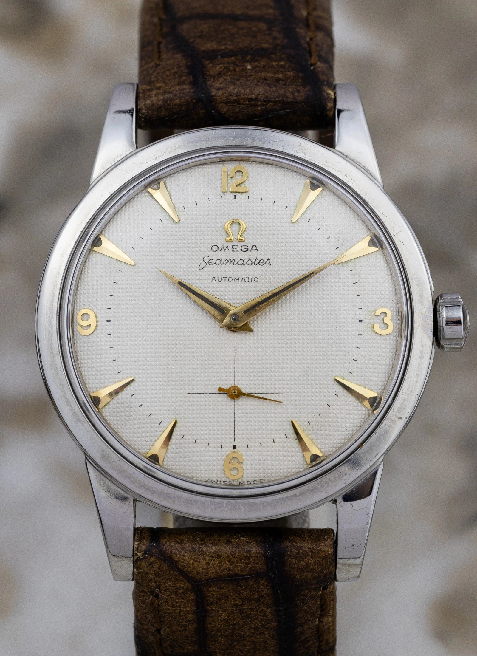 1953 Omega Seamaster Honeycomb Jumbo ref. 2494 cal. 344 Bumper