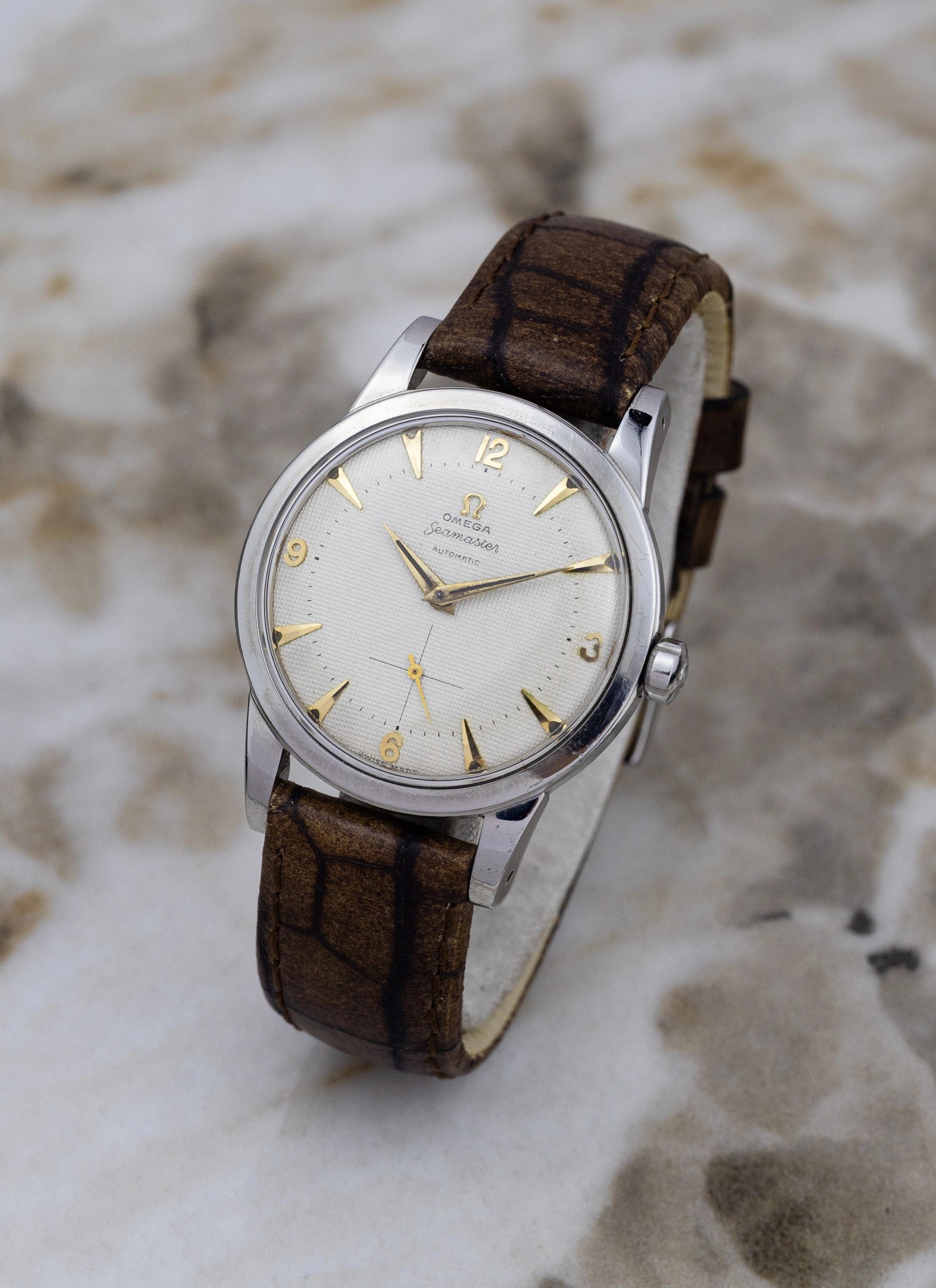 1953 Omega Seamaster Honeycomb Jumbo ref. 2494 cal. 344 Bumper