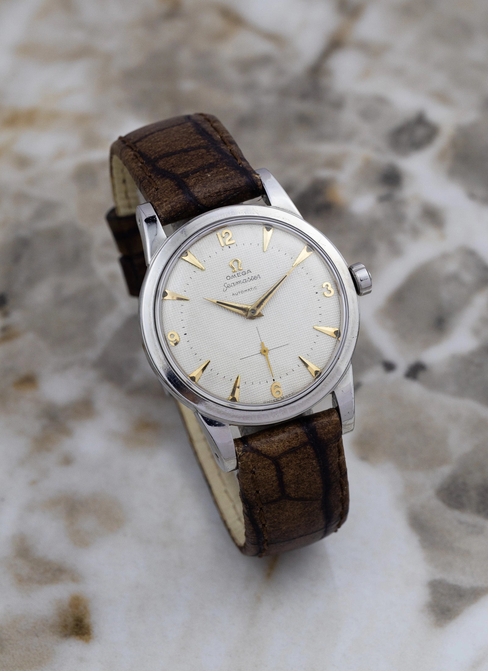 1953 Omega Seamaster Honeycomb Jumbo ref. 2494 cal. 344 Bumper