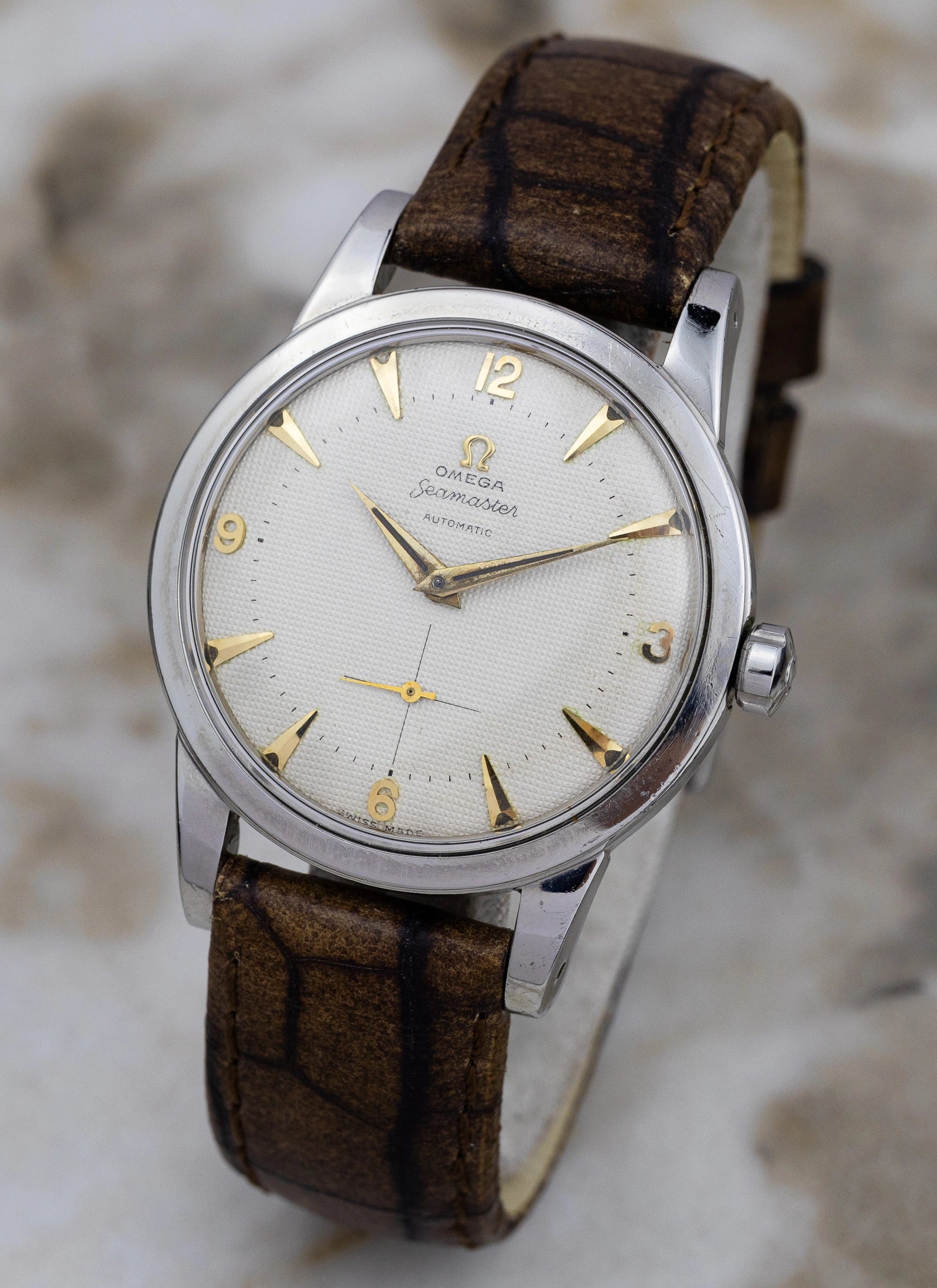 1953 Omega Seamaster Honeycomb Jumbo ref. 2494 cal. 344 Bumper