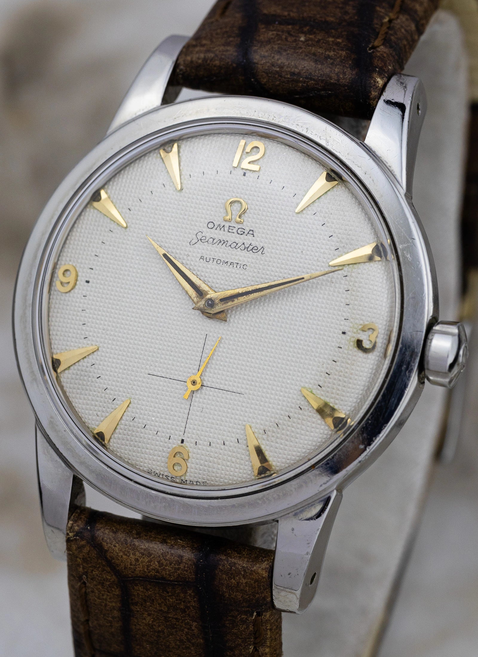 1953 Omega Seamaster Honeycomb Jumbo ref. 2494 cal. 344 Bumper