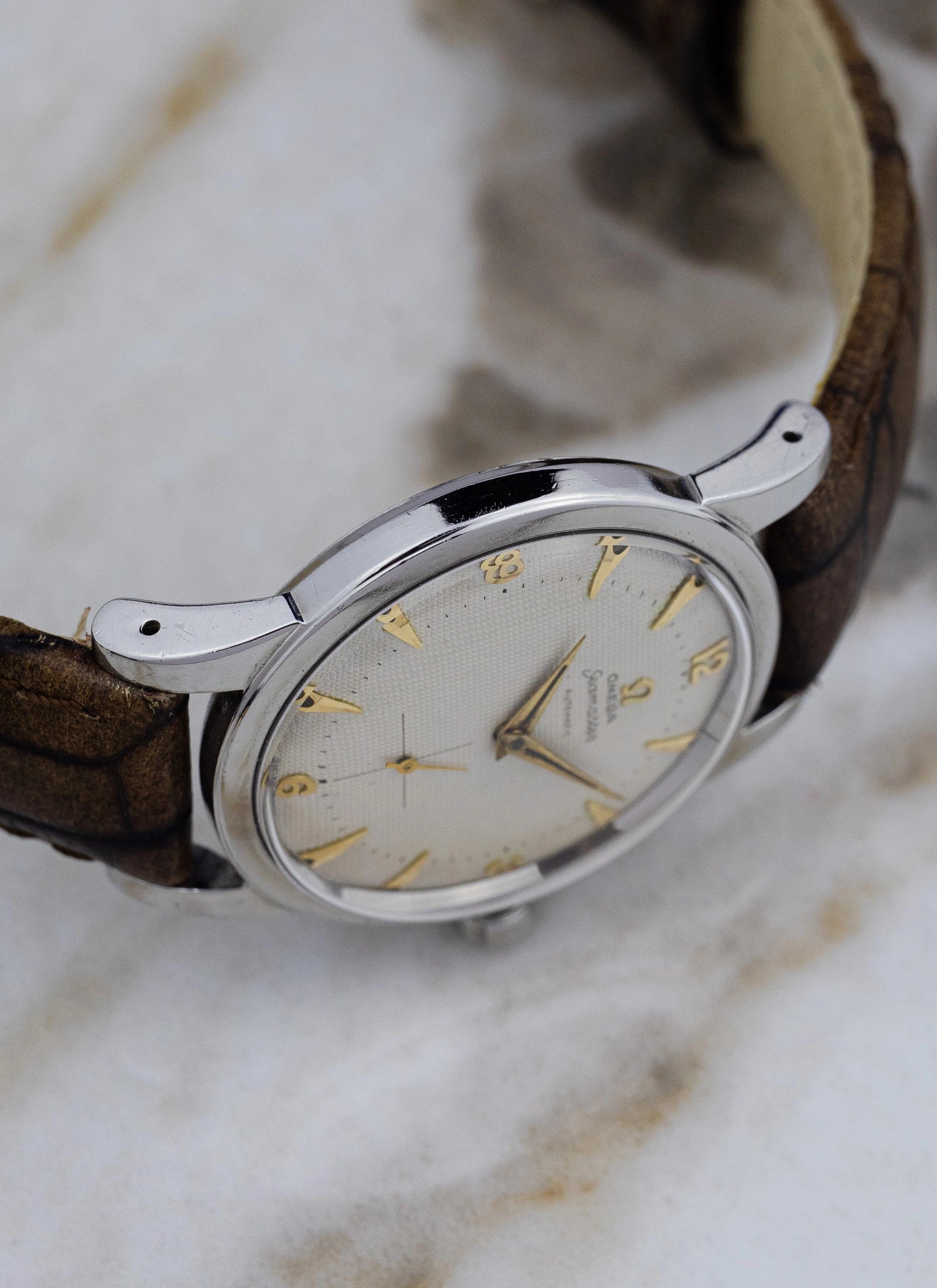 1953 Omega Seamaster Honeycomb Jumbo ref. 2494 cal. 344 Bumper