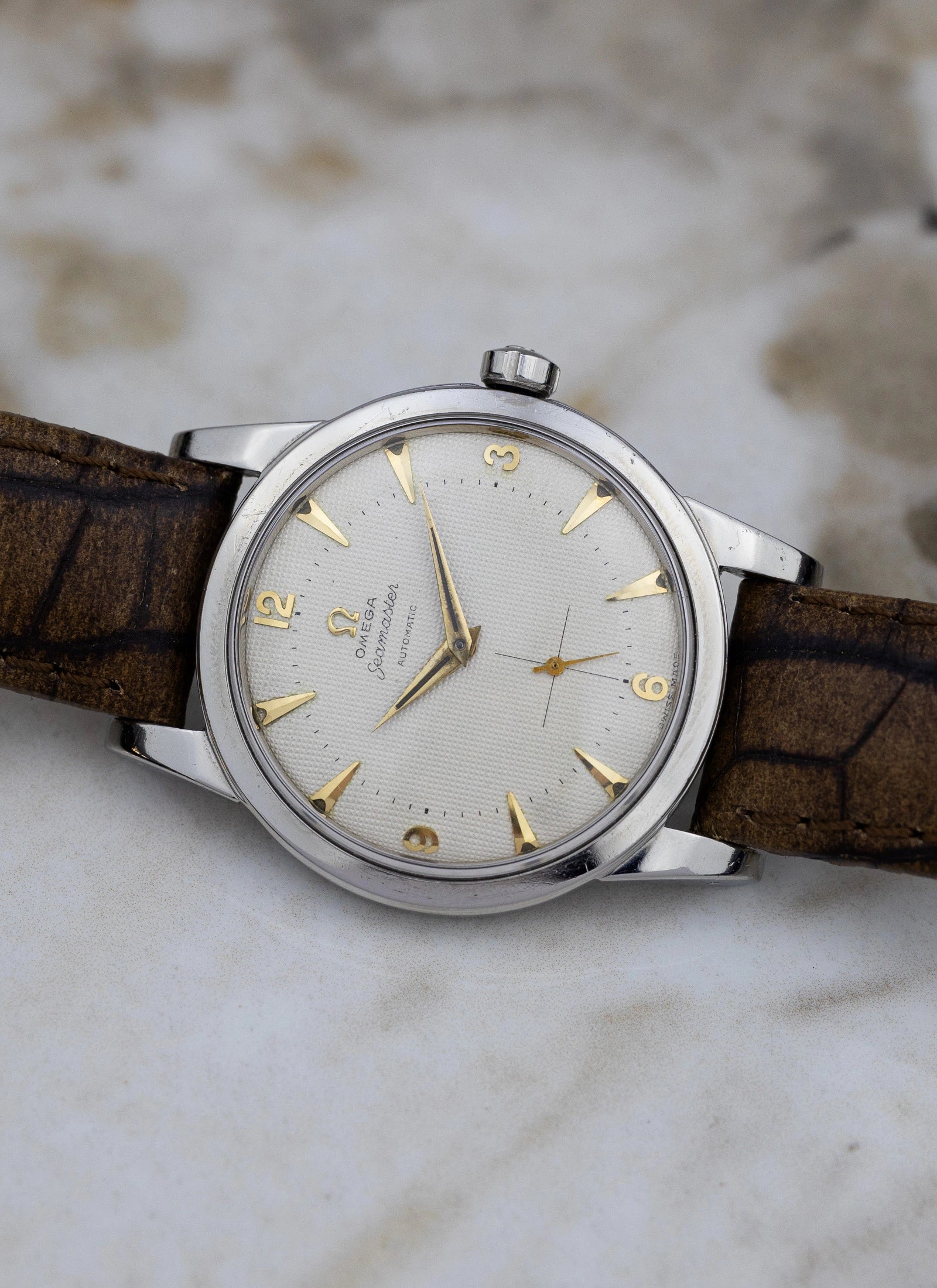 1953 Omega Seamaster Honeycomb Jumbo ref. 2494 cal. 344 Bumper