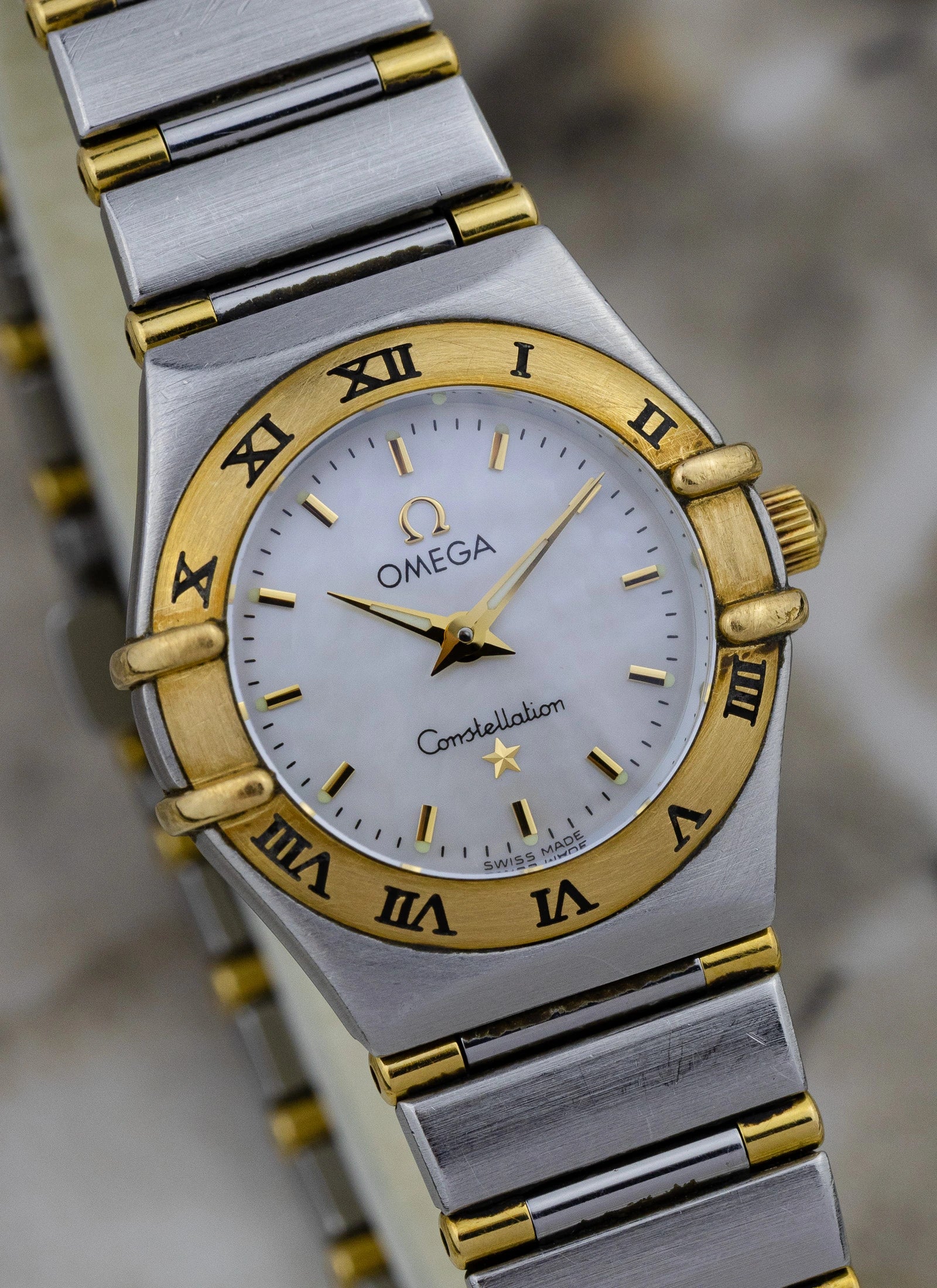 1998 Lady Omega Constellation MOP Dial 795.1203 cal. 1456
