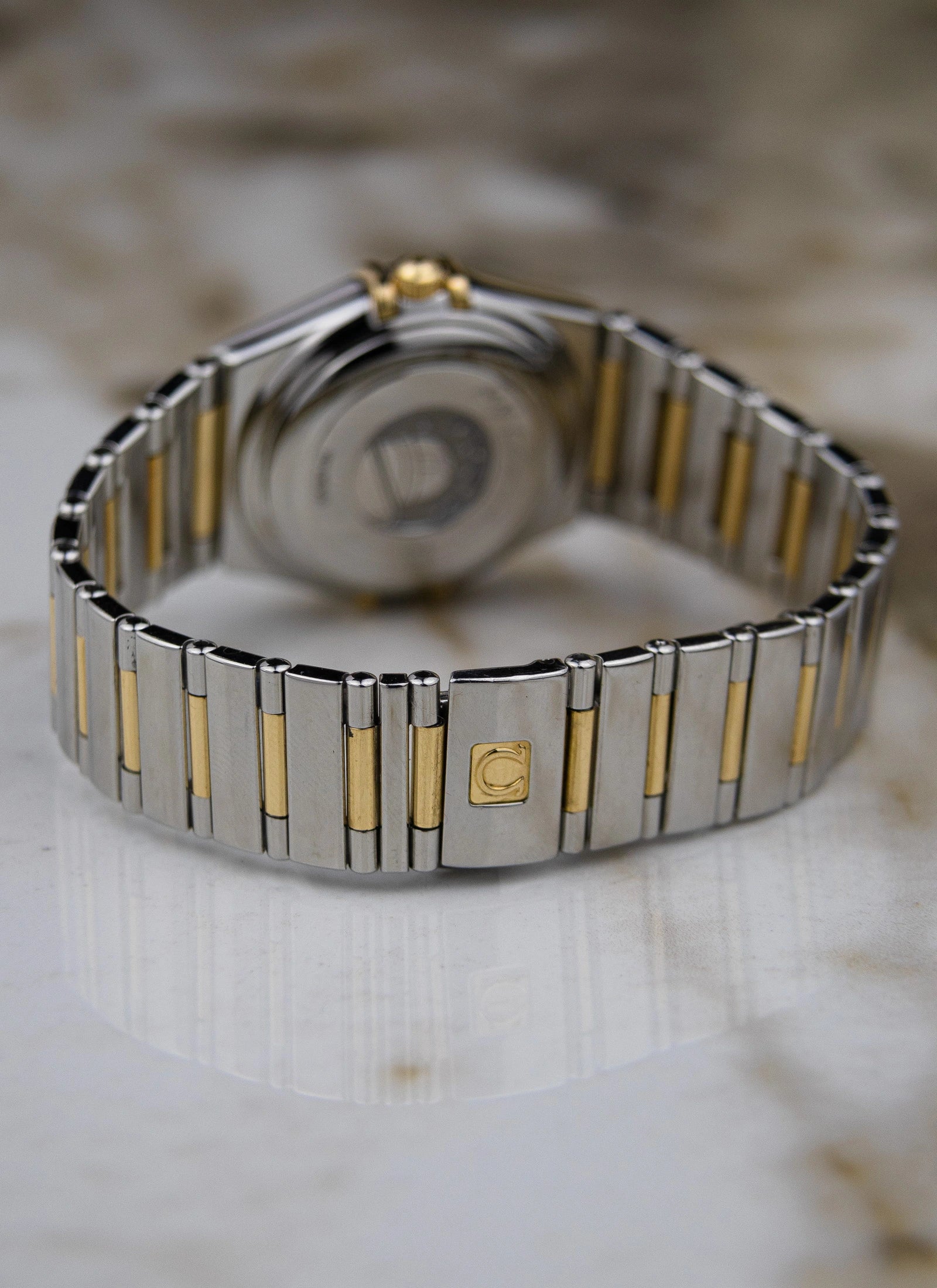 1998 Omega Constellation Manhattan Mother Of Pearl Bicolor